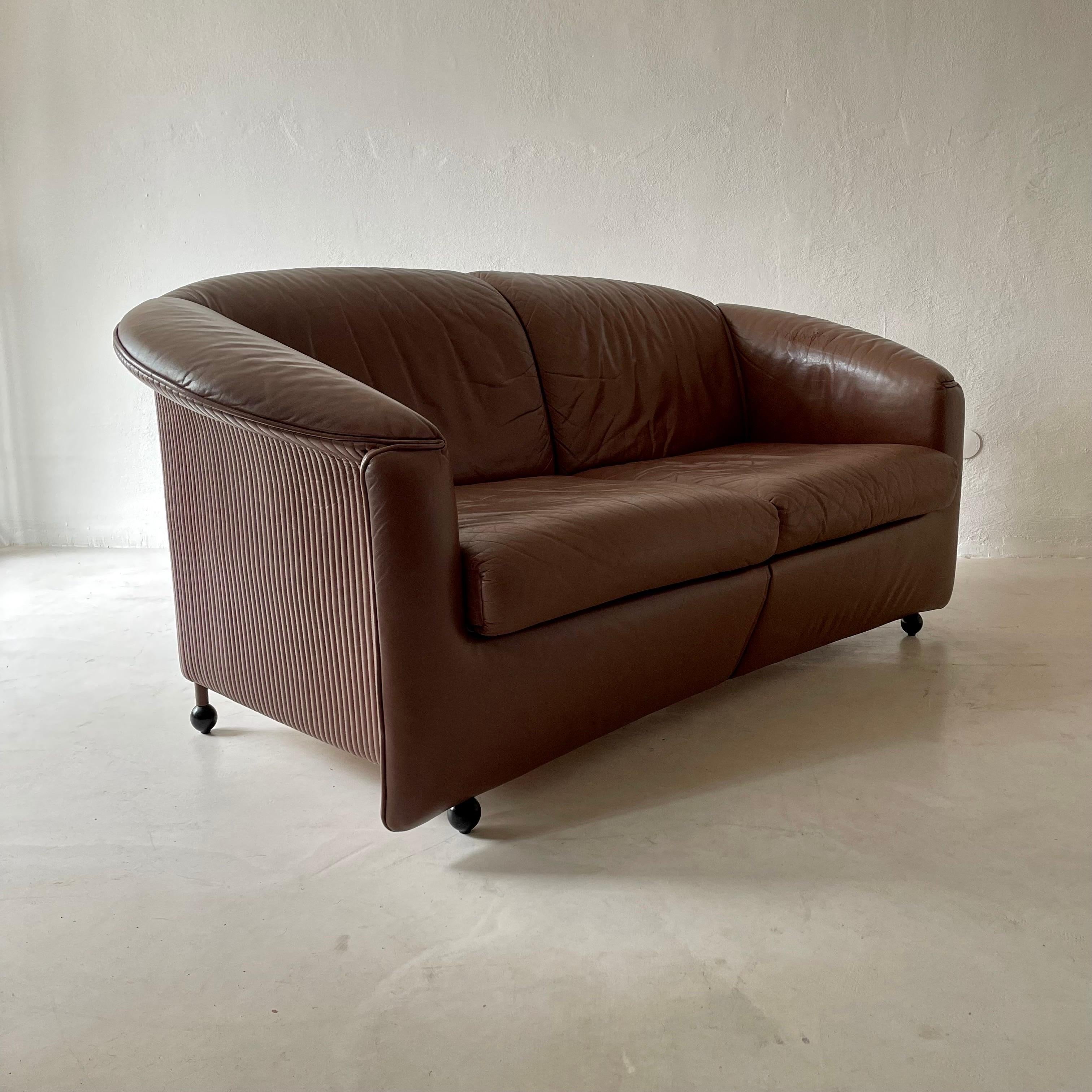 Austrian Aura Sofa Loveseat by Paolo Piva for Wittmann For Sale