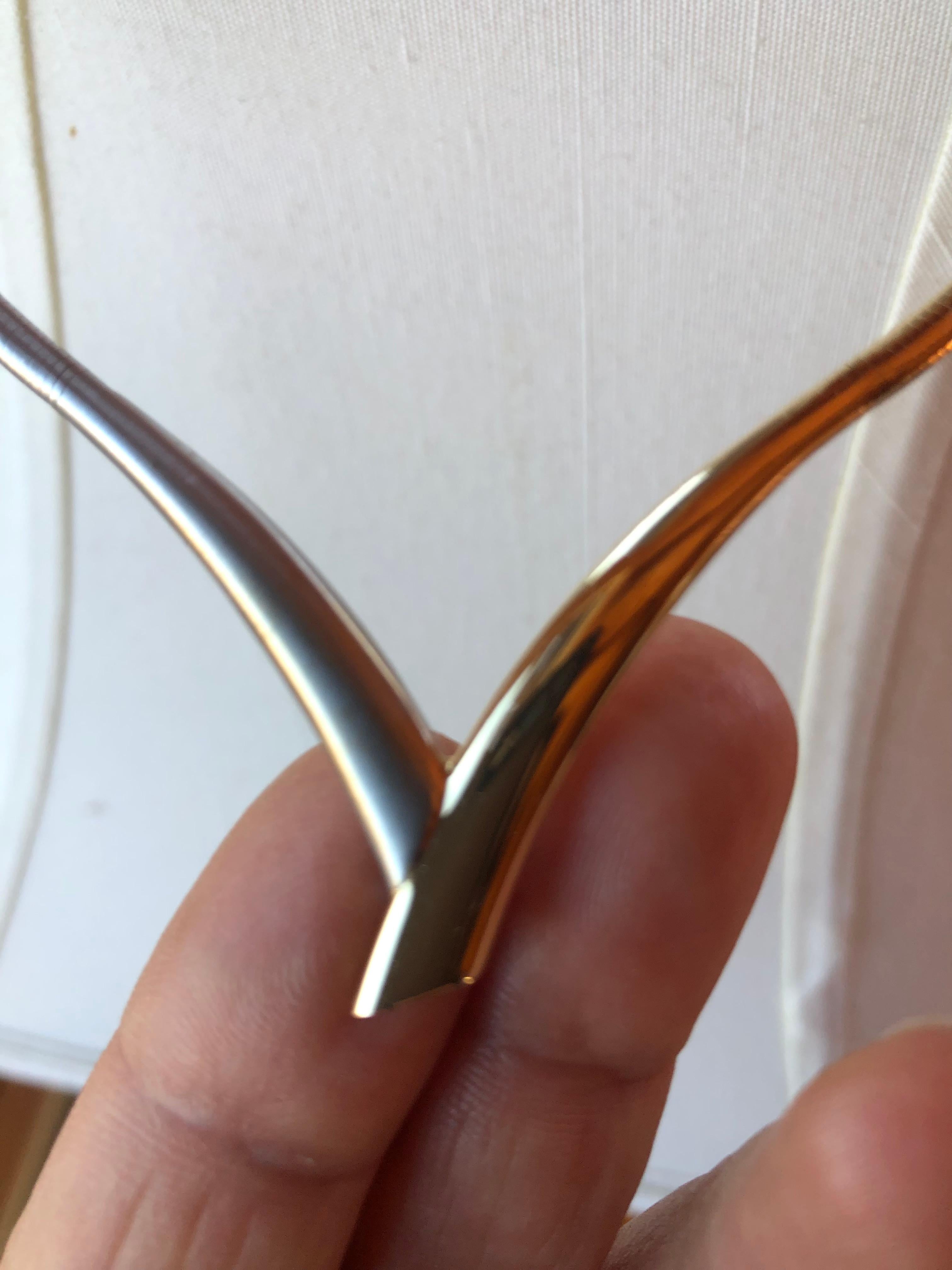 AuraFIN, collana in oro bicolore lucidato e satinato da 3,13-7 mm, 17