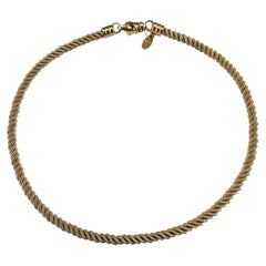 Aurafin Italien 18K Gelbgold Bolero Seil Kette Halskette 17" #24894