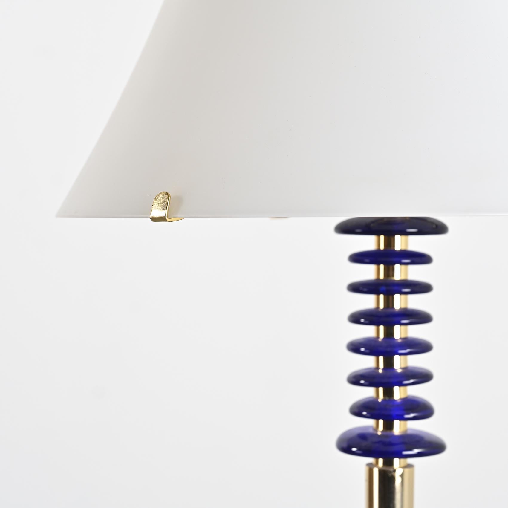 20ième siècle Lampadaire Auras Italia, Murano, circa 1989