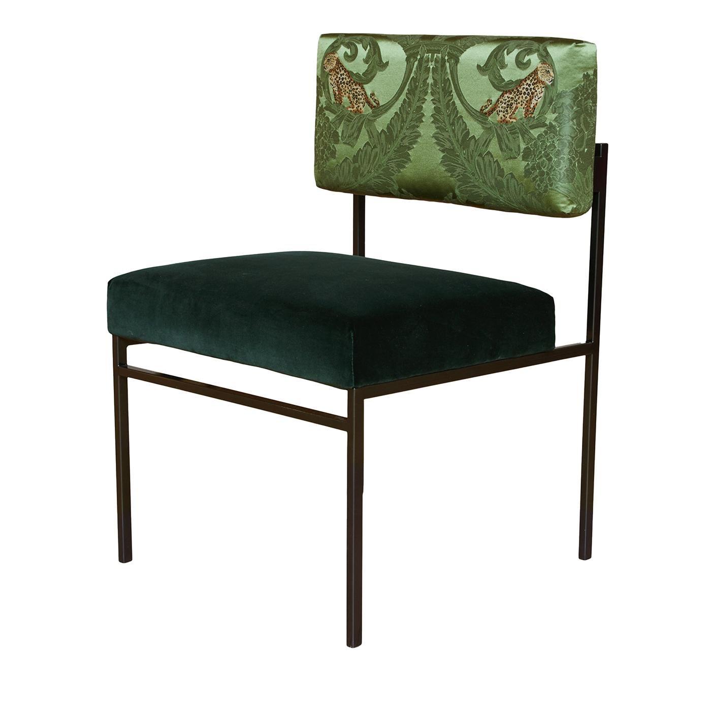 Chaise de salle à manger Jungle vert Aurea en vente