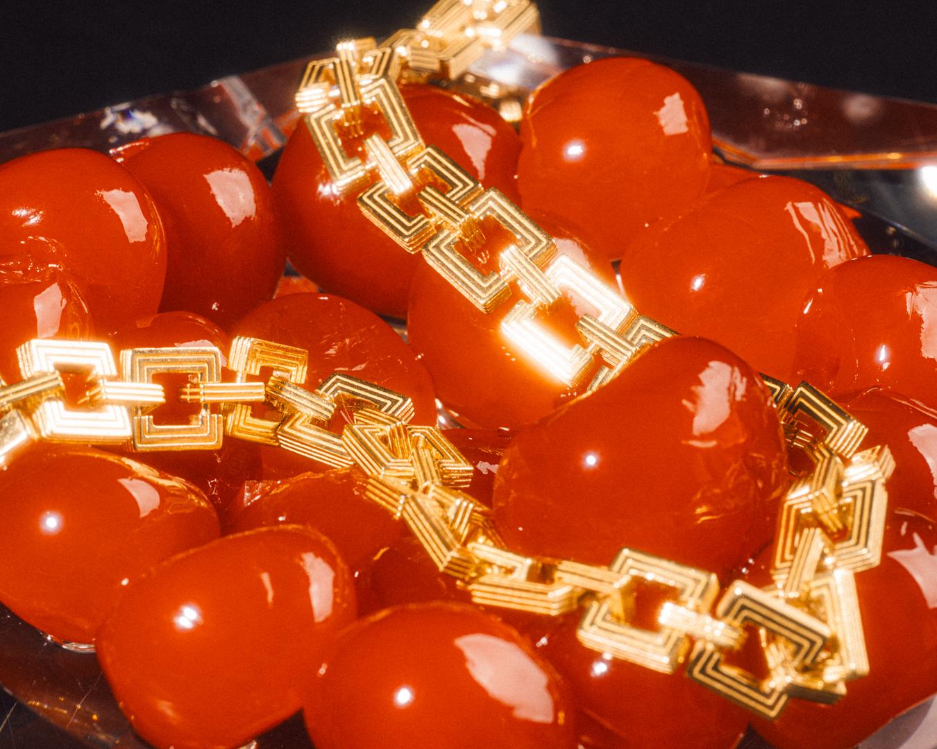Women's or Men's Gold Chain Bracelet - Size Small - 7.5 inches For Sale