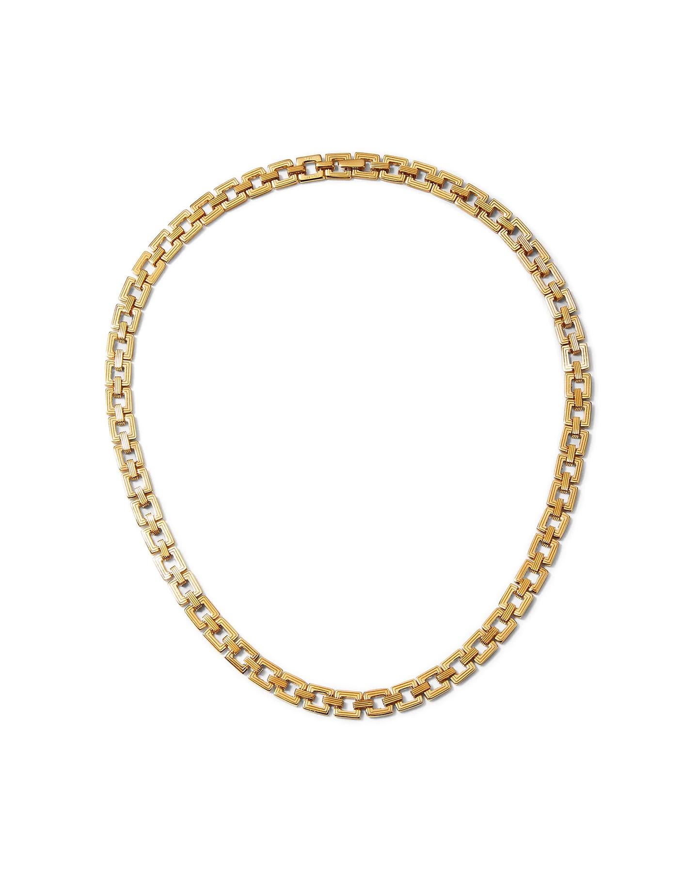 Choker en chaîne dorée - Taille XS - 13 pouces en vente 1