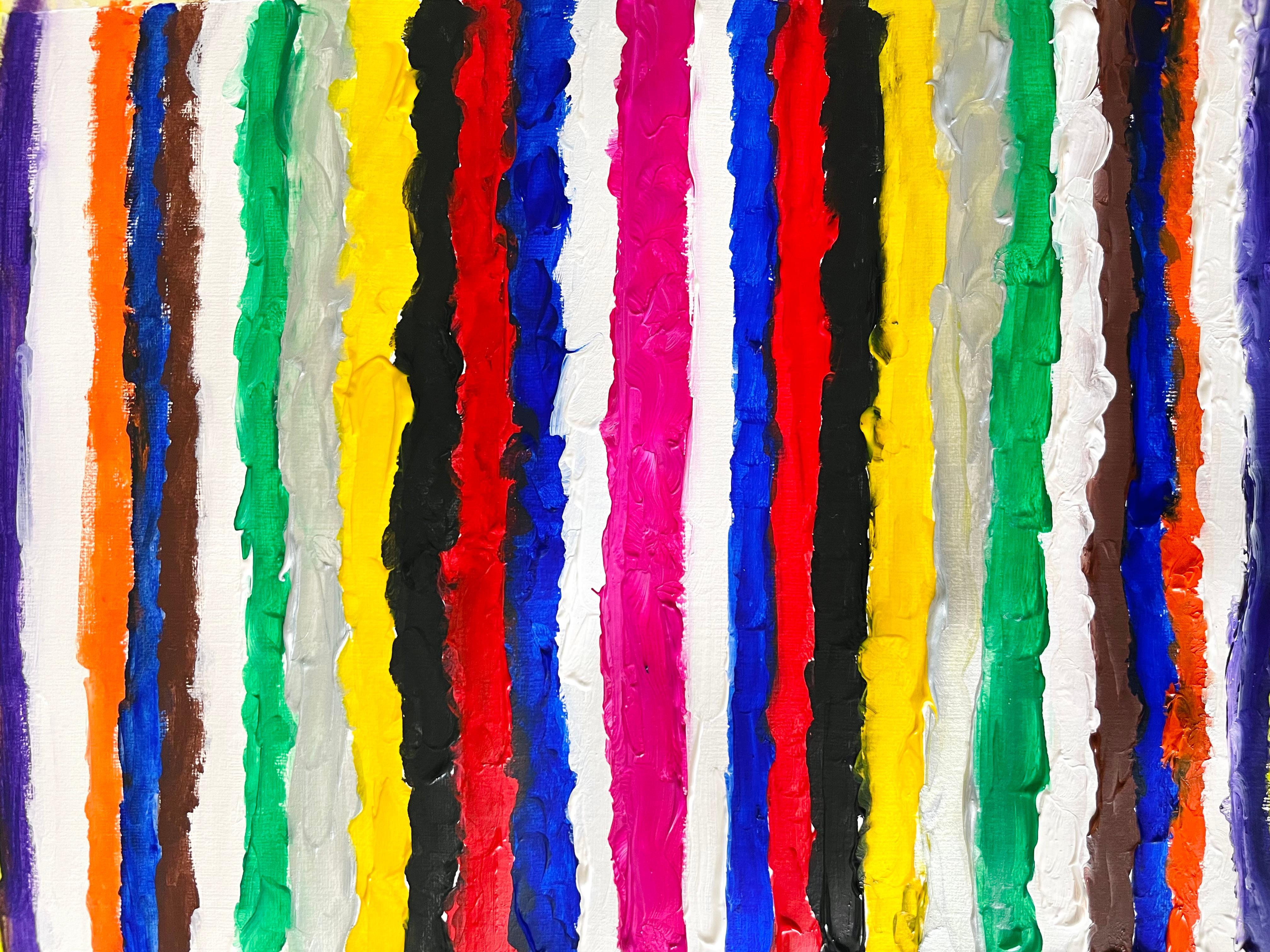 EVERY Night, I Dreamed That You Would - Acrylic on Paper, Abstract Painting 2024 For Sale 3