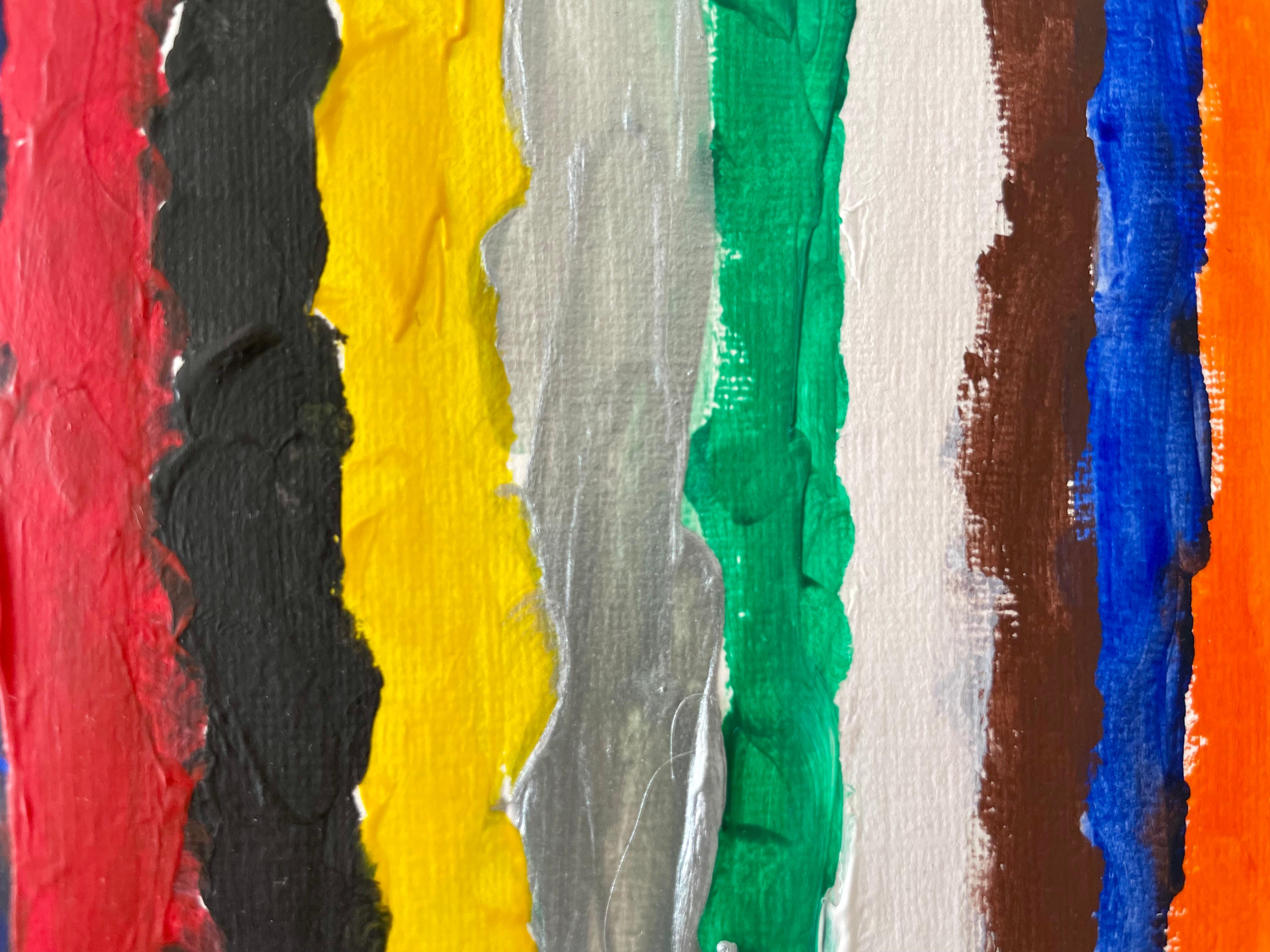 EVERY Night, I Dreamed That You Would - Acrylic on Paper, Abstract Painting 2024 For Sale 4