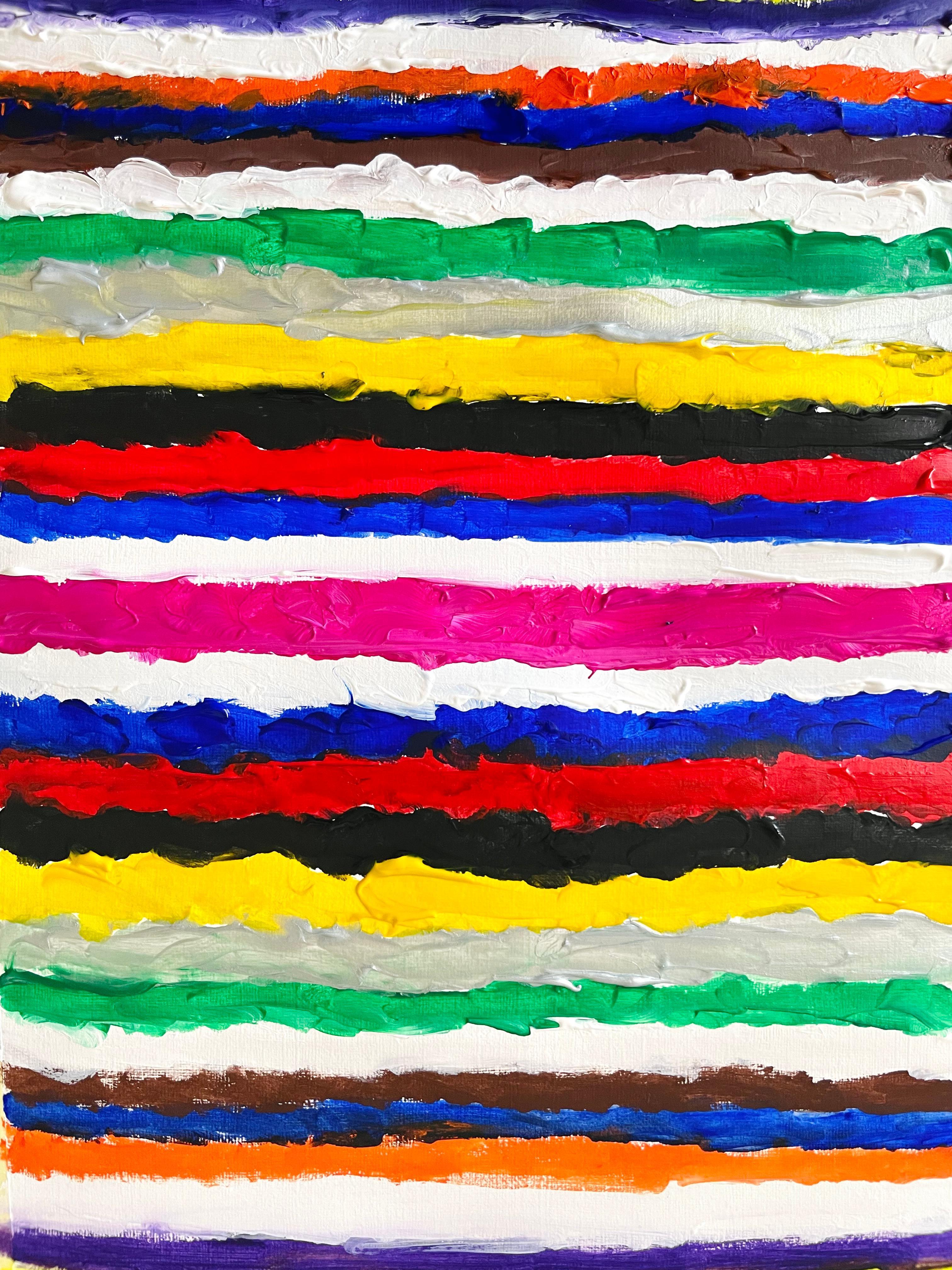 EVERY Night, I Dreamed That You Would - Acrylic on Paper, Abstract Painting 2024 For Sale 5