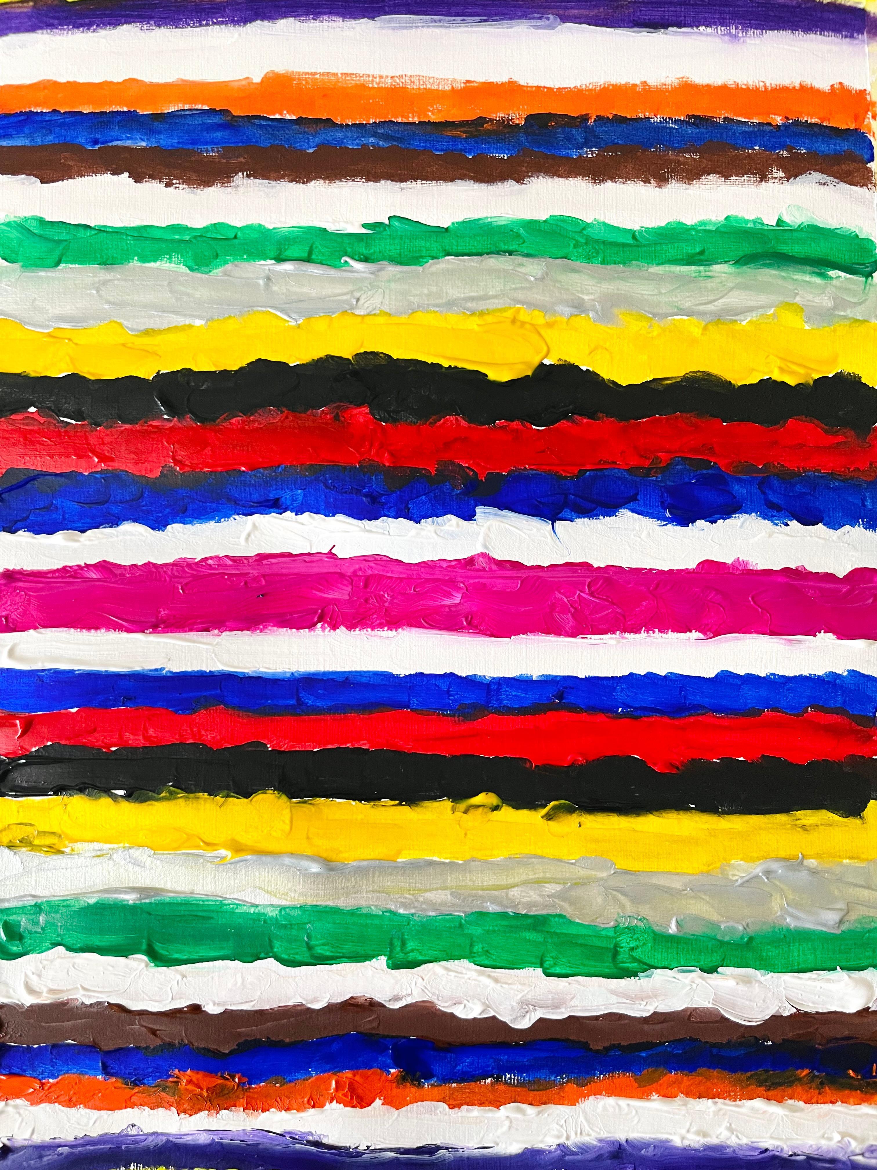 EVERY Night, I Dreamed That You Would - Acrylic on Paper, Abstract Painting 2024 For Sale 7