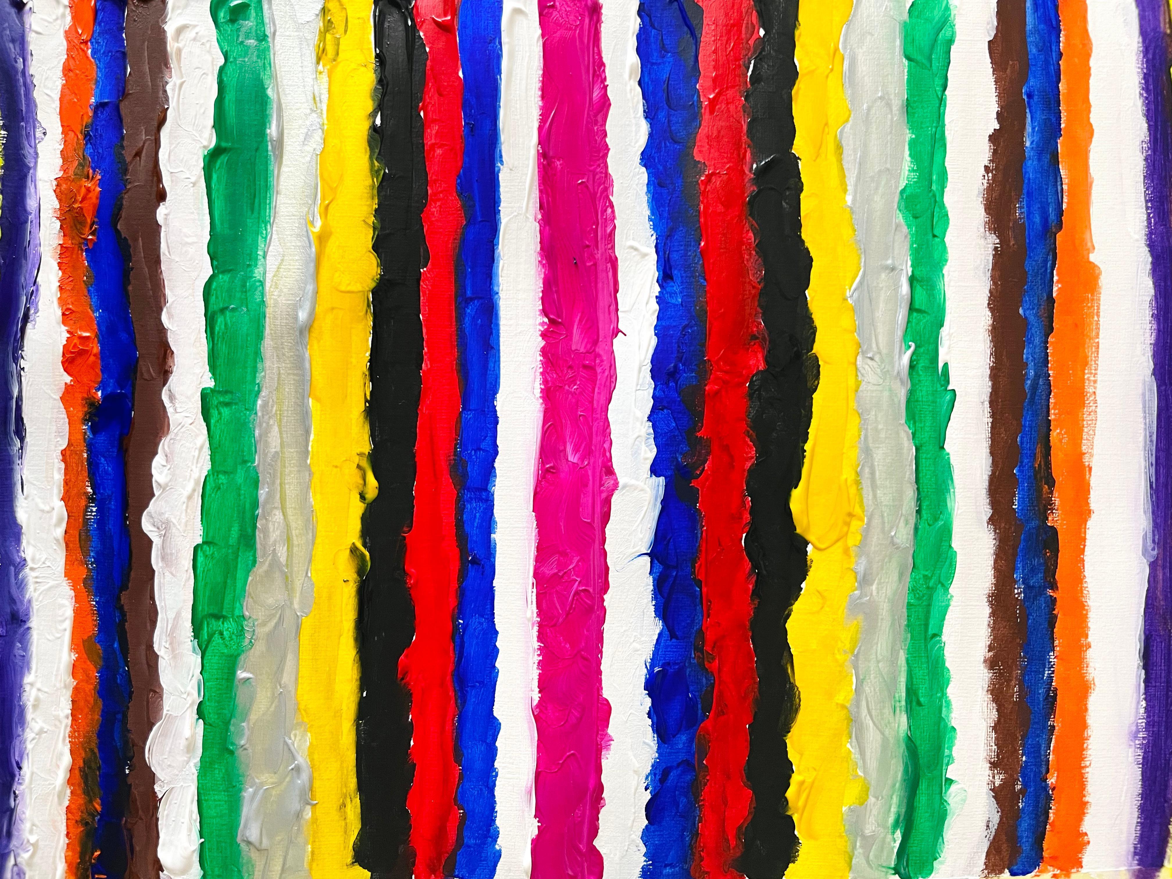 "Every Night, I Dreamed That You Would Love Me" is an abstract geometric painting. I used acrylic on paper as a material, and the year of this artwork is 2024. 

This painting is in new condition and measures 41 cm x 31 cm (an A3 painting). 

As