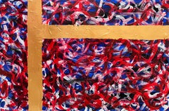 Fabric of a Heartless Storm - Acrylic on Paper, Abstract Painting, 2025