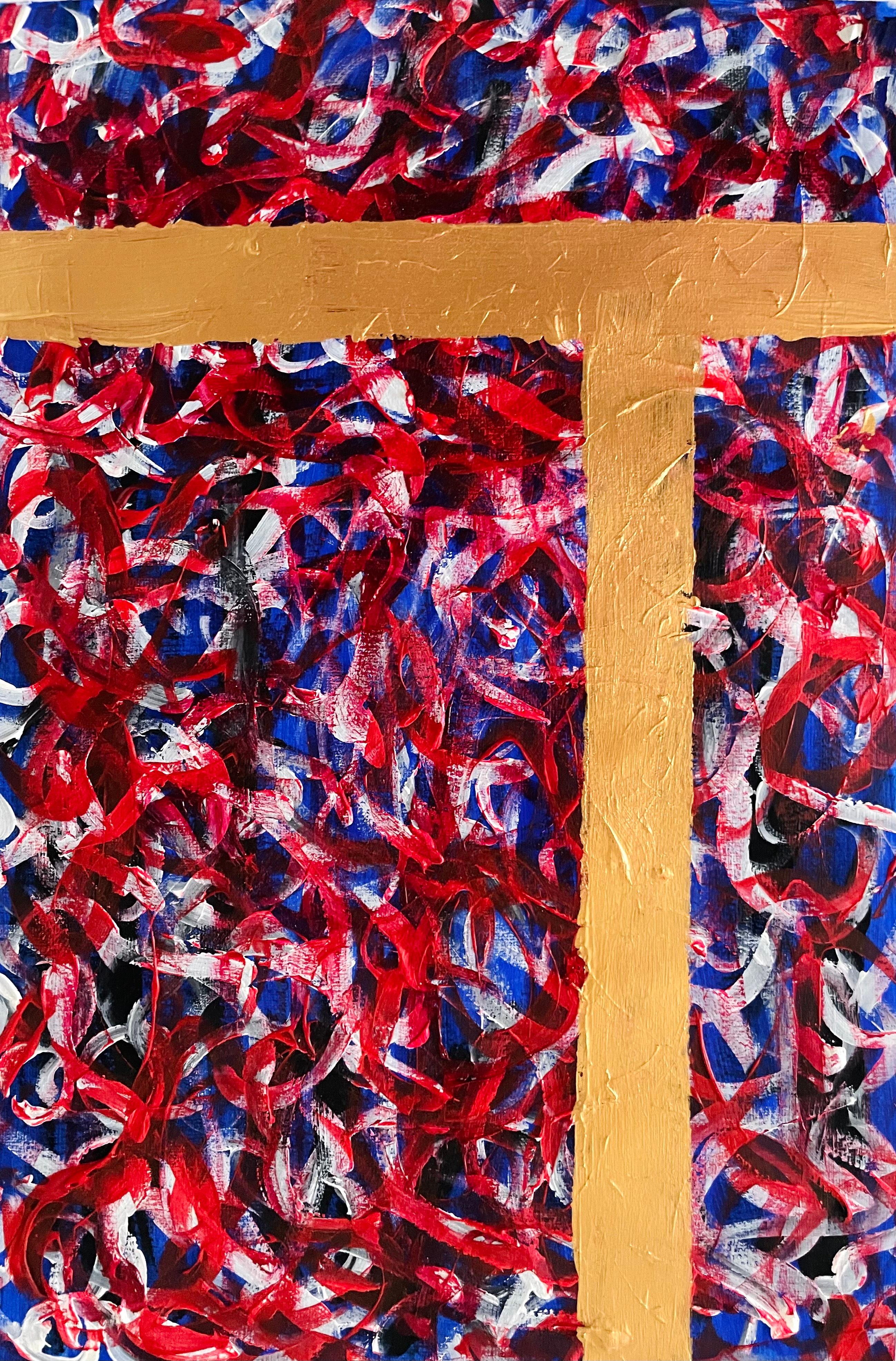 Fabric of a Heartless Storm - Acrylic on Paper, Abstract Painting, 2025 For Sale 2