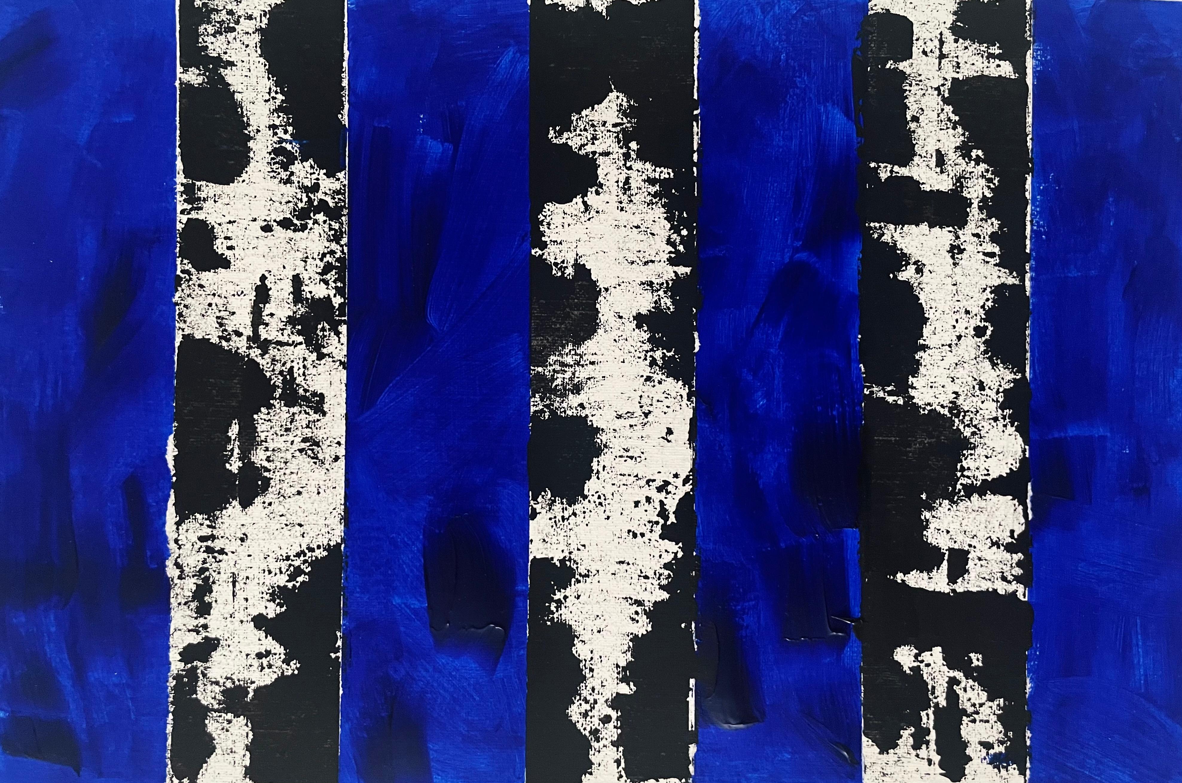 I Have Learned How Much Strength...  - Acrylic on Paper, Abstract Painting, 2025 For Sale 1