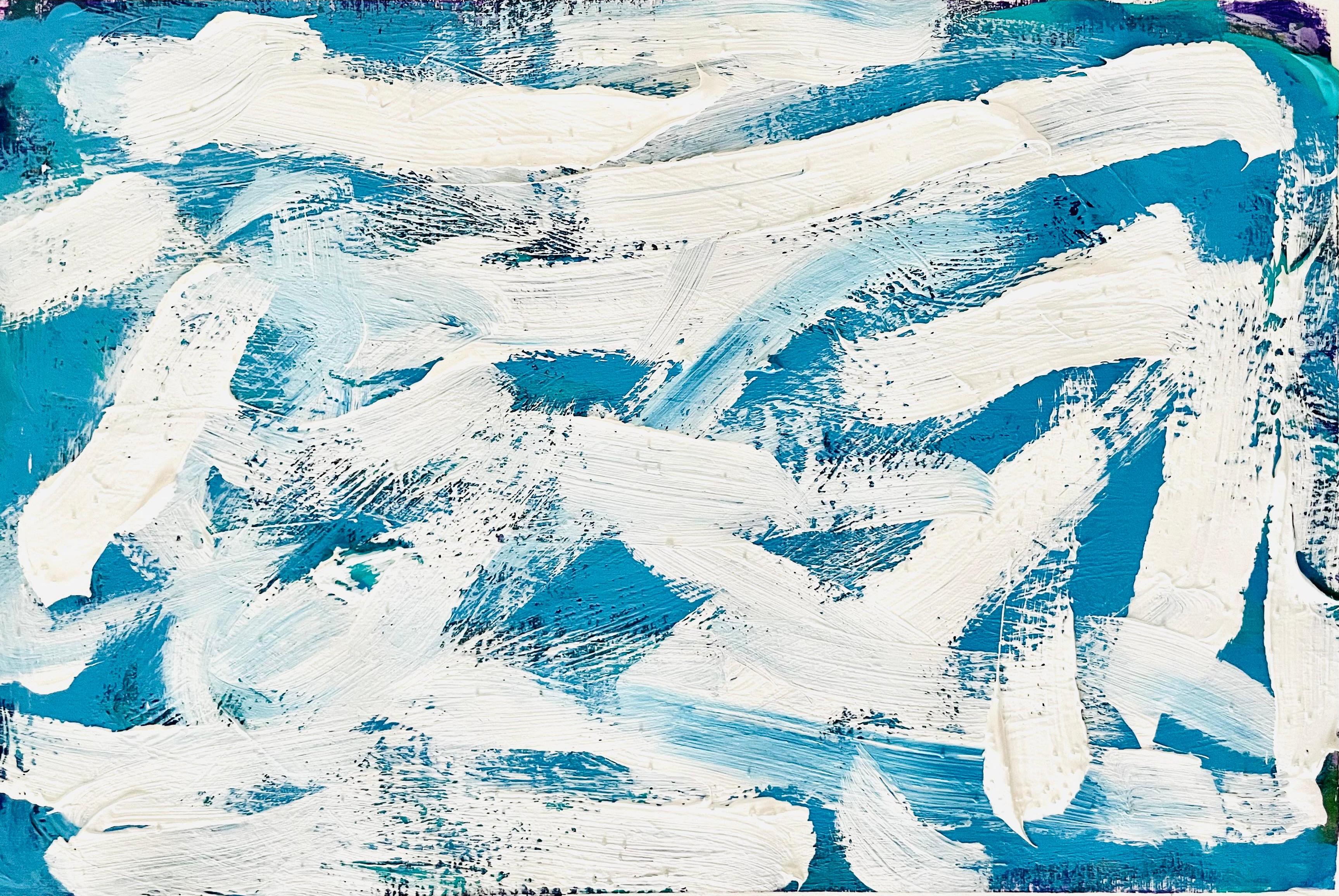 IN This Life, My Soul is at the... - Acrylic on Paper, Abstract Painting, 2024 For Sale 1
