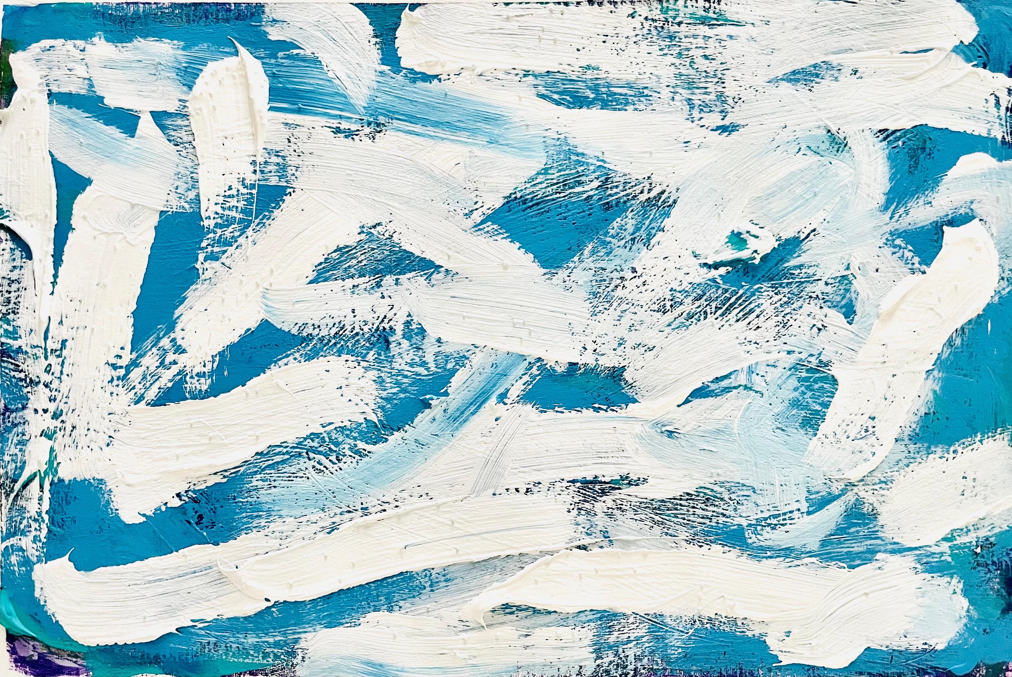 IN This Life, My Soul is at the... - Acrylic on Paper, Abstract Painting, 2024 For Sale 3