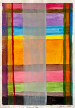 La vita è solo una via attraverso di te - Acrilico su carta, pittura astratta, 2024