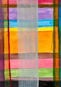 LIFE is Just a Way Through YOU - Acrylic on Paper, Abstract Painting, 2024