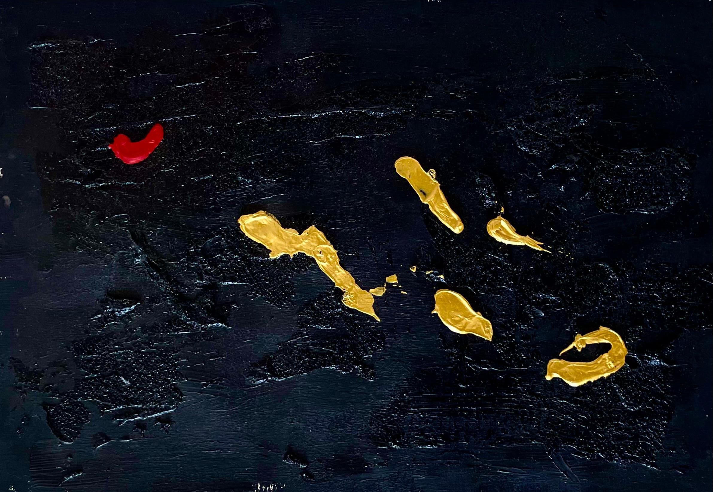 MY Blood is All I Have - Acrylic on Paper, Abstract Painting, 2023 For Sale 6