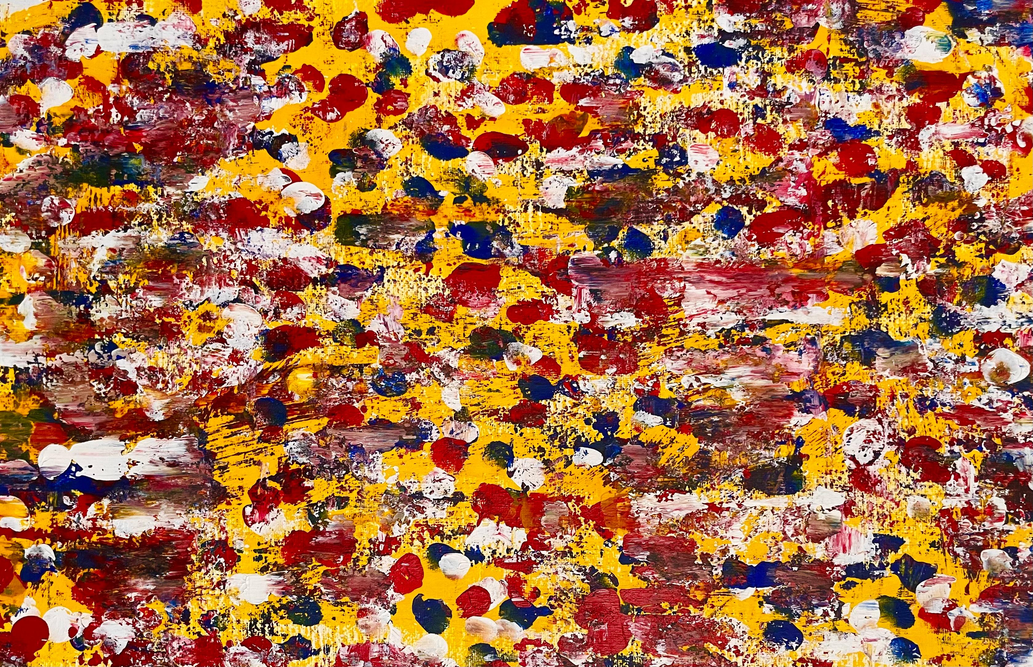 My Honest Confession: A Love Chapter - Acrylic on Paper, Abstract Painting, 2025 For Sale 1