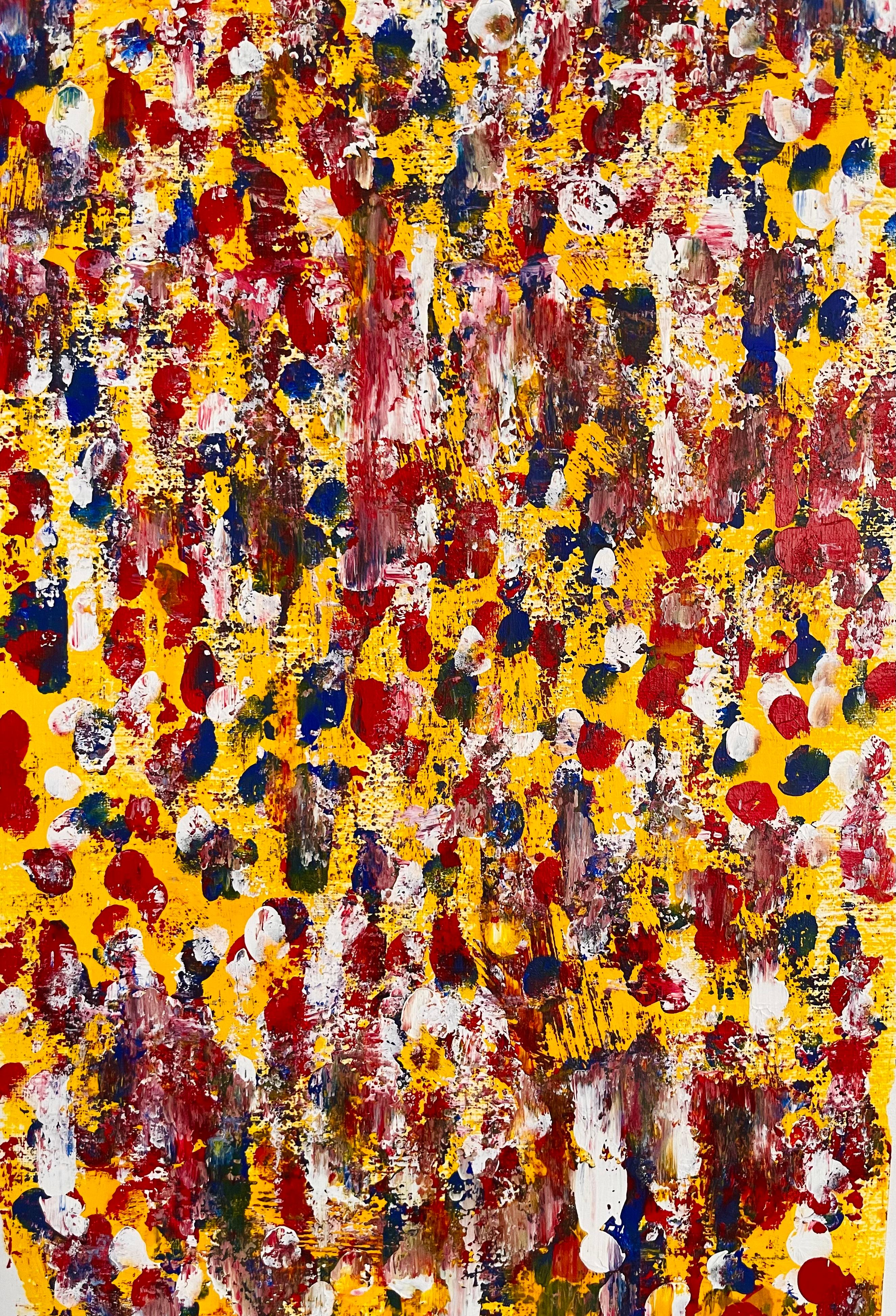 My Honest Confession: A Love Chapter - Acrylic on Paper, Abstract Painting, 2025 For Sale 2