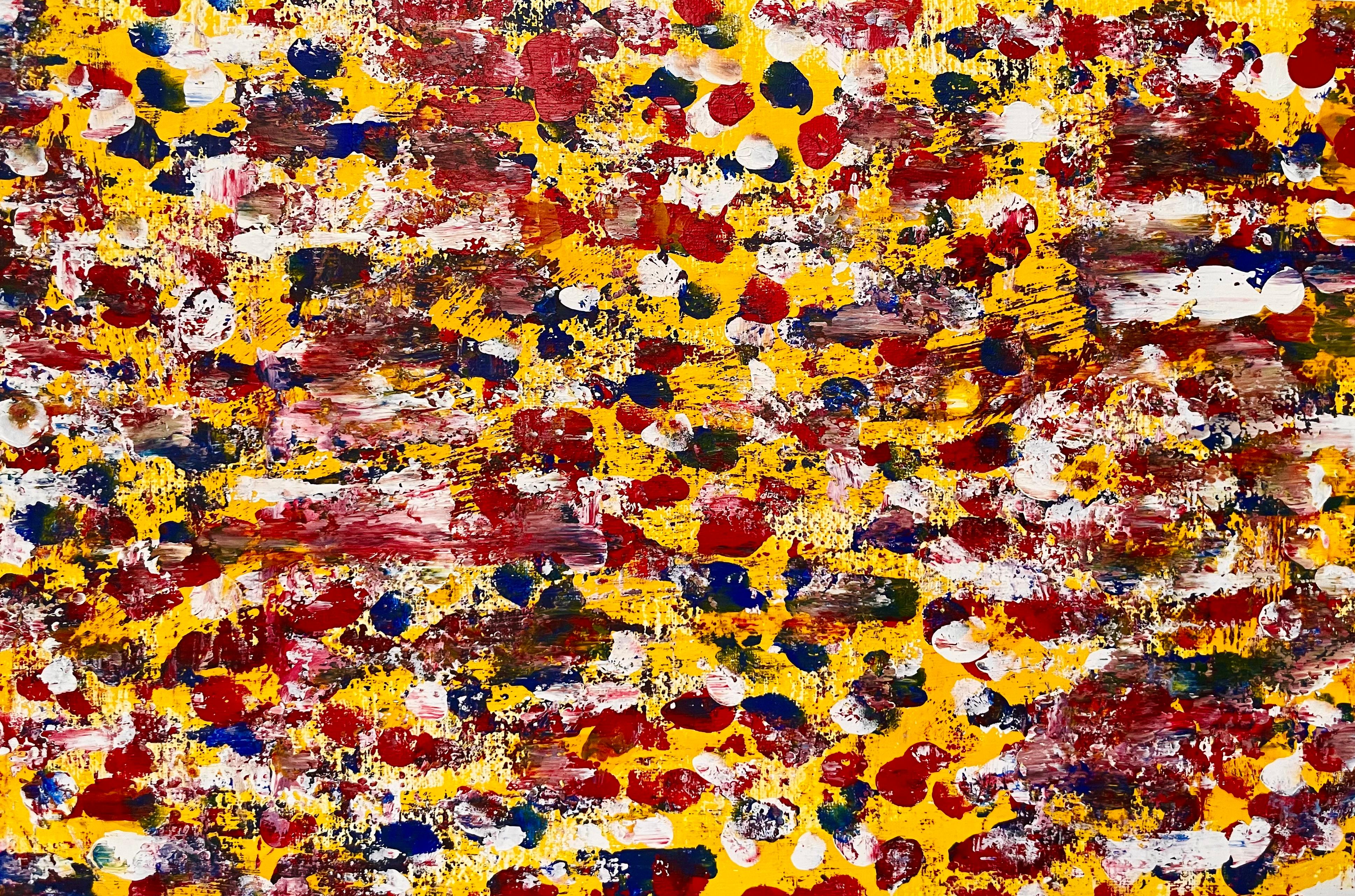 My Honest Confession: A Love Chapter - Acrylic on Paper, Abstract Painting, 2025 For Sale 3