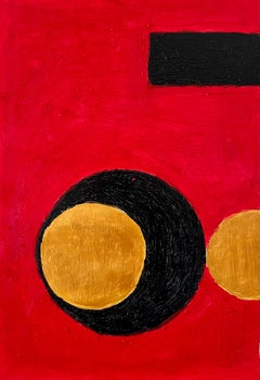 MY Soul is My Sun - Acrylic on Paper, Abstract Painting, 2024