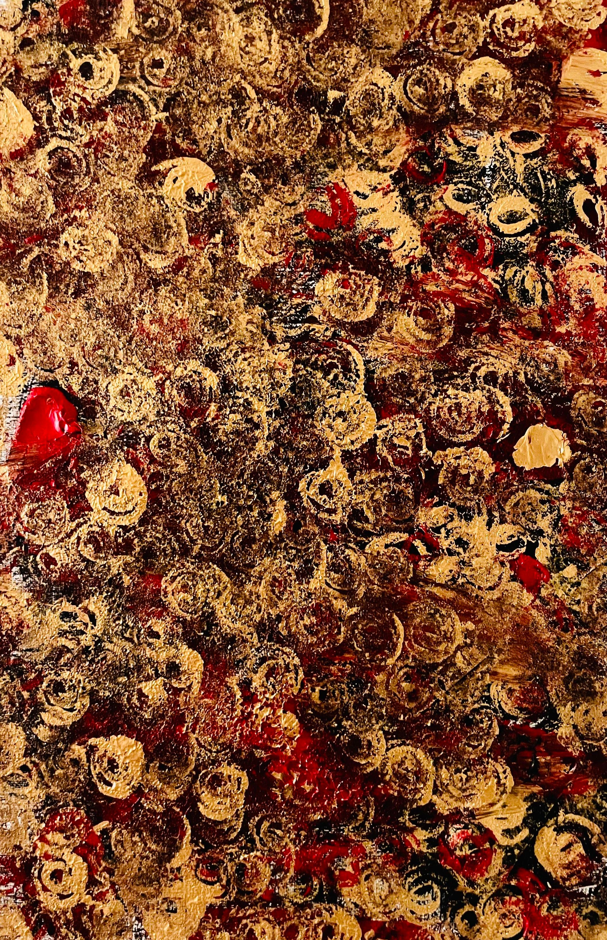 The Orchard of Your Body - Acrylic on Paper, Abstract Painting, 2025 For Sale 1