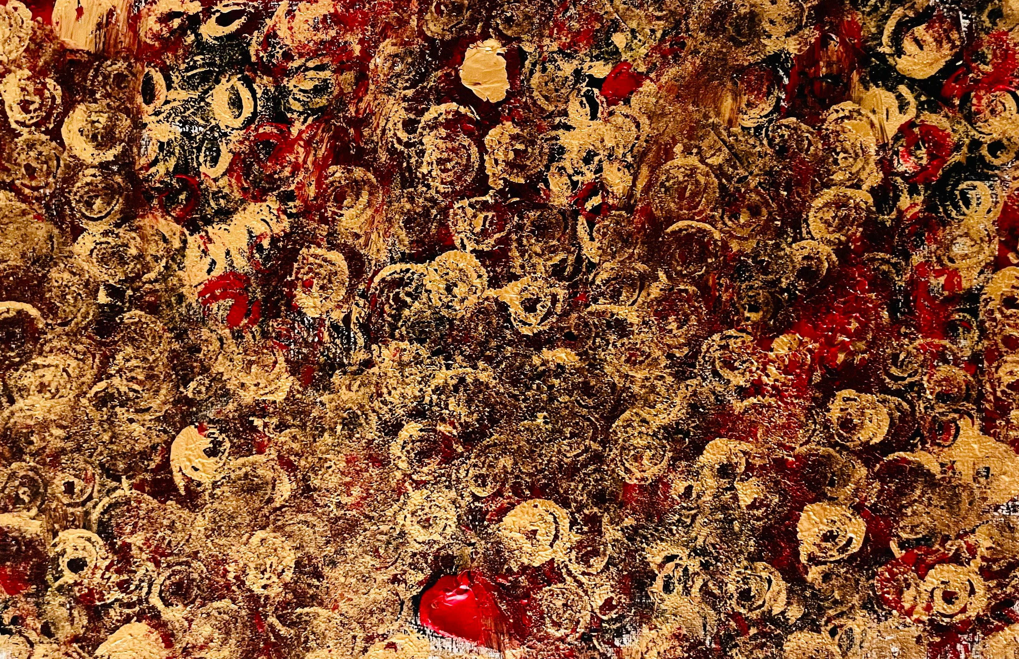 The Orchard of Your Body - Acrylic on Paper, Abstract Painting, 2025