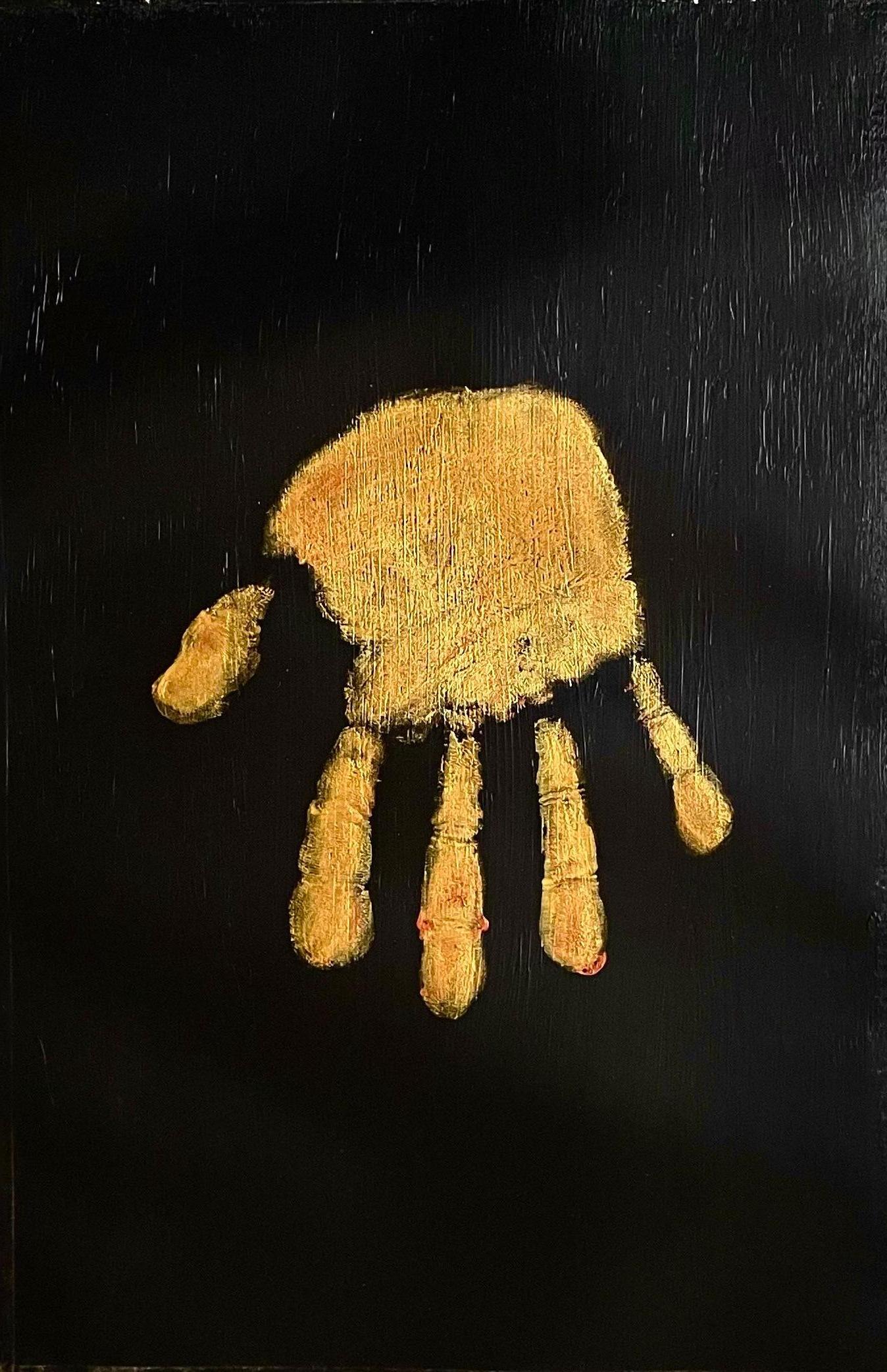 TOUCH Me. Feel Me. Heal Me - Acrylic on Paper, Abstract Painting, 2024 For Sale 9