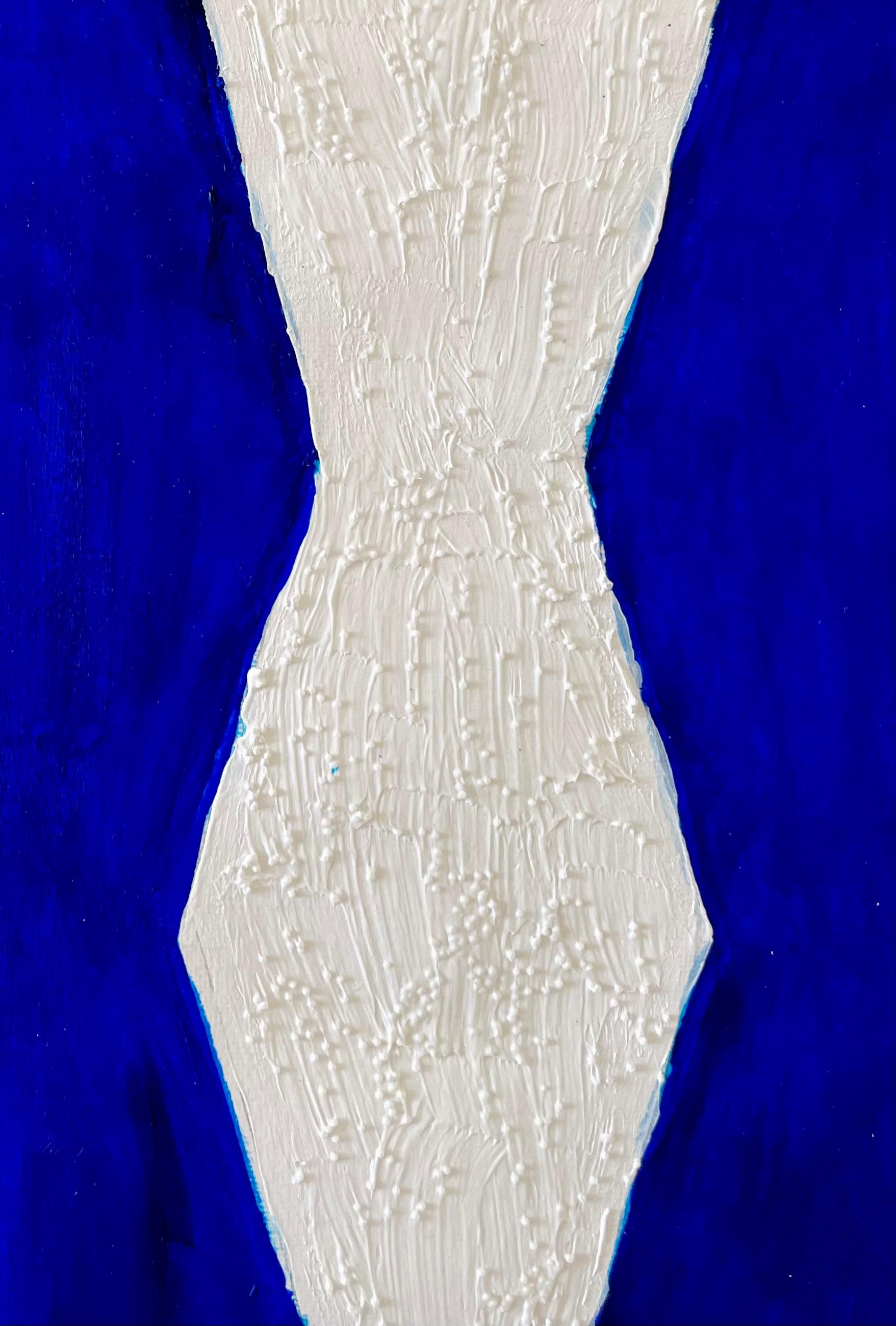 TU M’as Dit Que J’étais Beau - Textured Acrylic on Paper, Abstract Painting 2024 For Sale 3