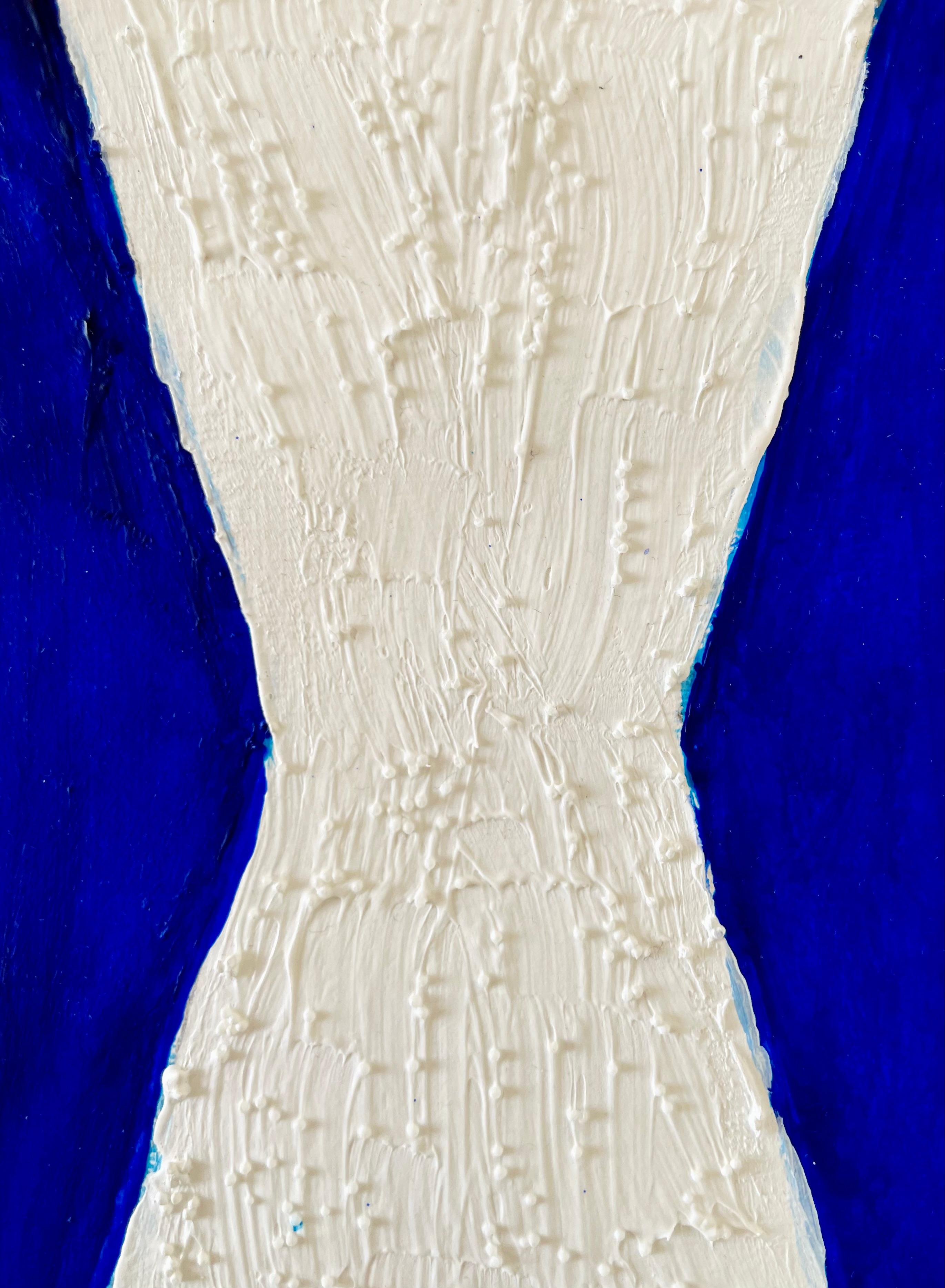 TU M’as Dit Que J’étais Beau - Textured Acrylic on Paper, Abstract Painting 2024 For Sale 5