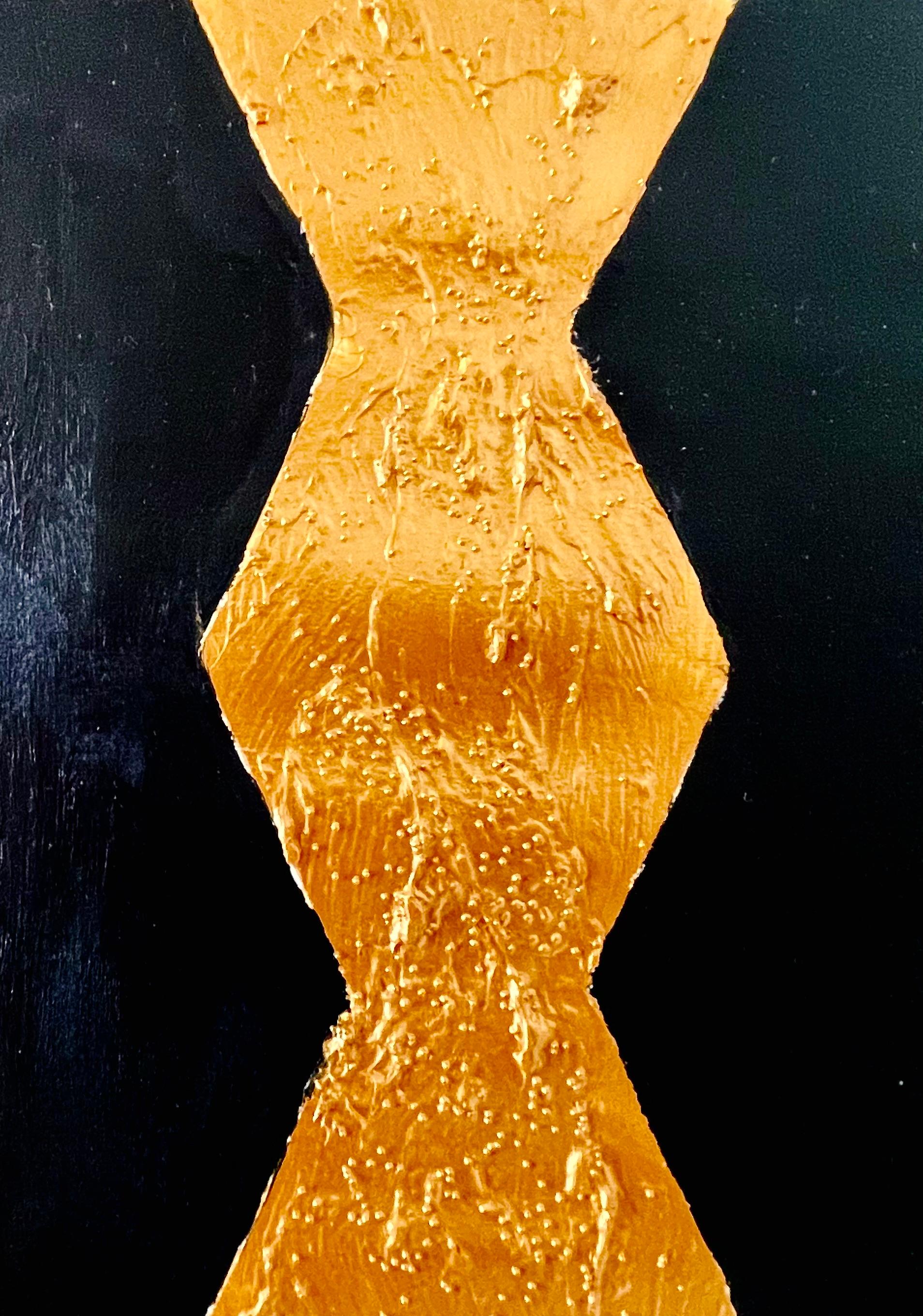 TU M’as Dit Que J'étais Belle - Textured Acrylic on Paper Abstract Painting 2024 2