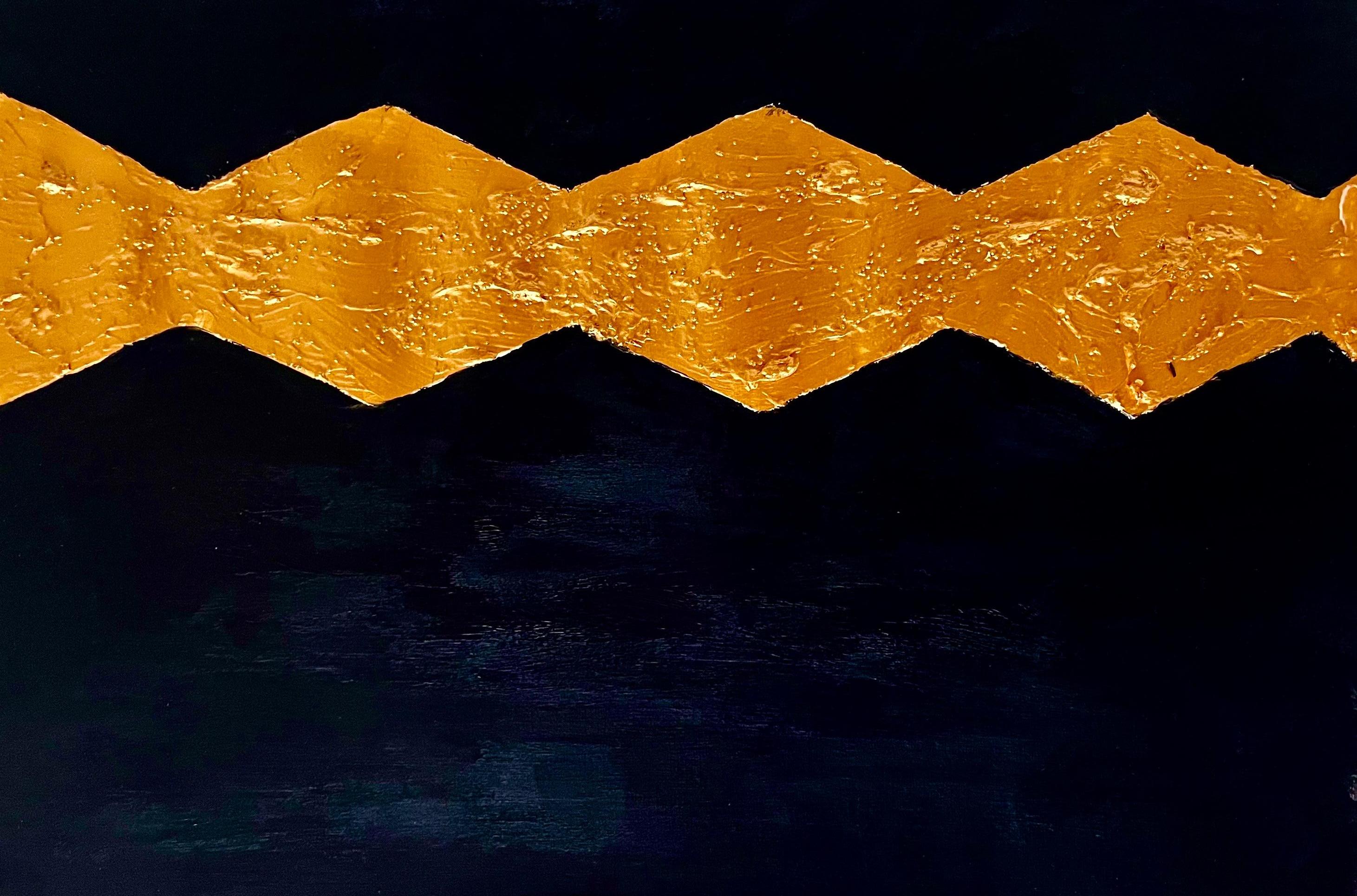 TU M’as Dit Que J'étais Belle - Textured Acrylic on Paper Abstract Painting 2024 3