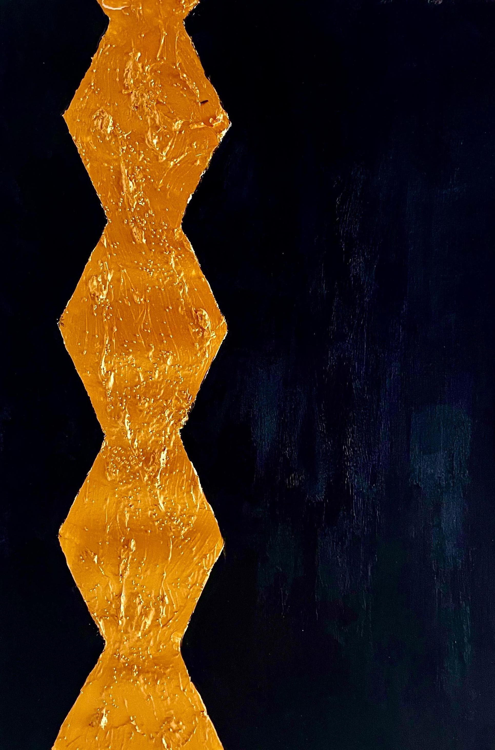 TU M’as Dit Que J'étais Belle - Textured Acrylic on Paper Abstract Painting 2024 7