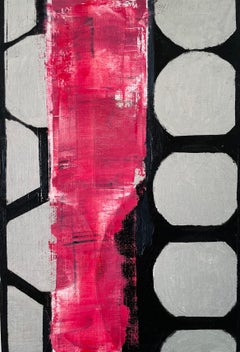 Non mi hai mai detto che mi ami - Olio su carta, pittura astratta, 2024
