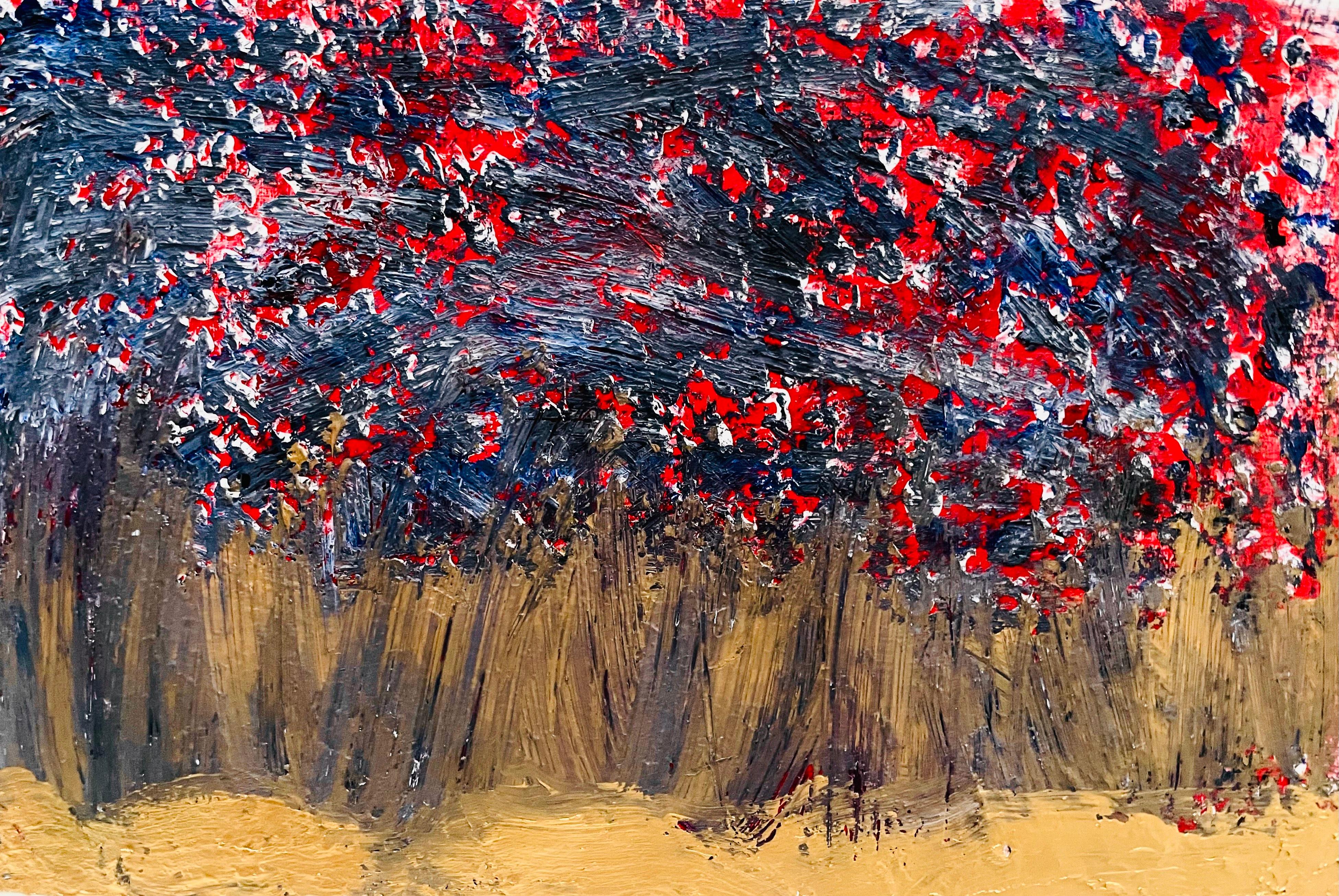 Dein Körper spricht eine Sprache, die meine Hände schon immer kannten - Abstrakte Malerei, 2025 (Schwarz), Abstract Painting, von Aurelian Razvan Dinu