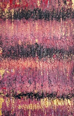 Your Love Is Made of Pink Layers - Acrylic on Paper, Abstract Painting, 2026