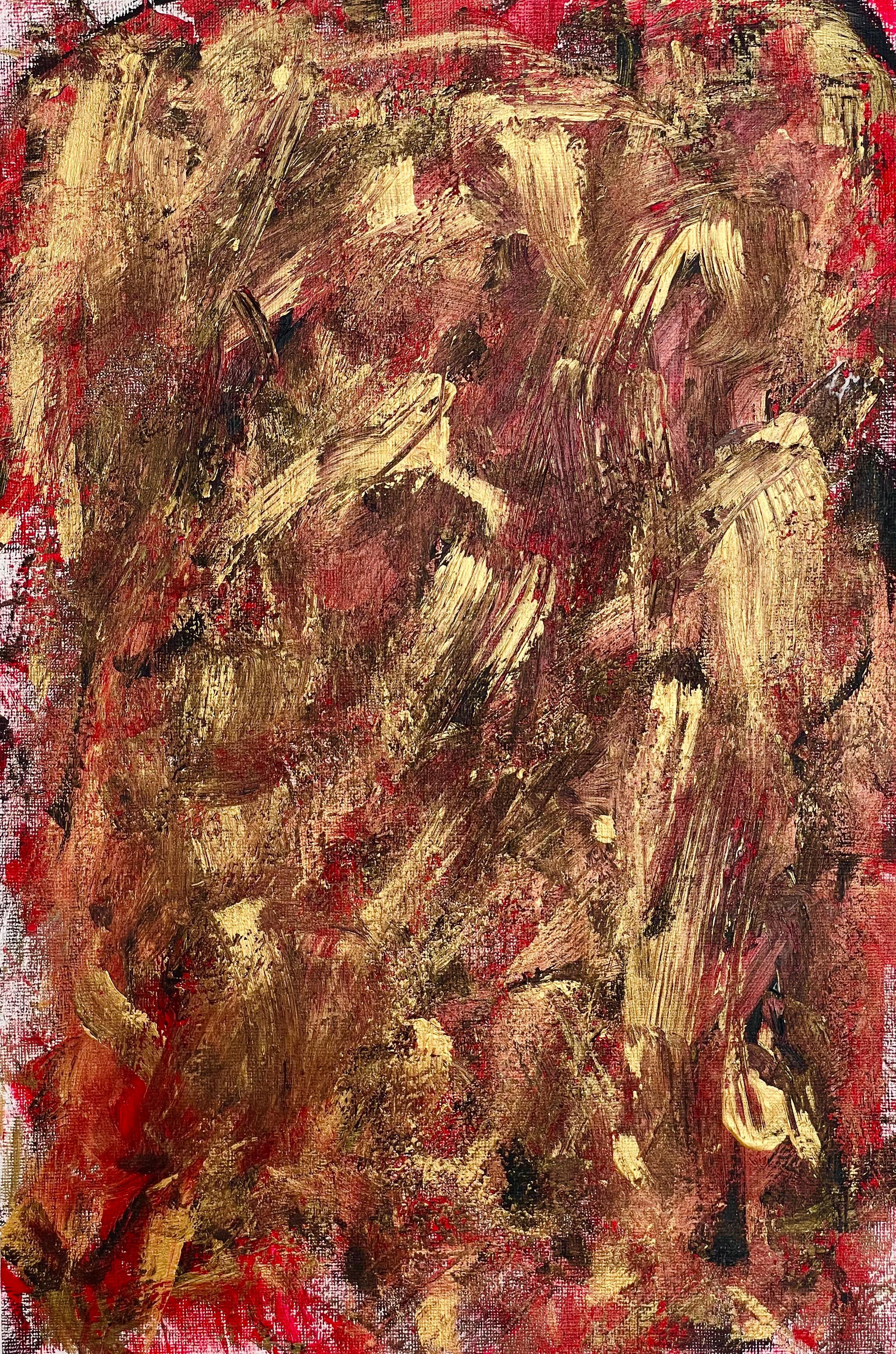 Your Love Made Me Feel Again - Acrylic on Paper, Abstract Painting, 2026