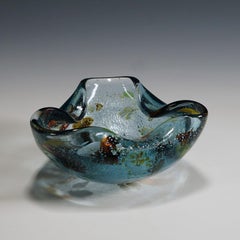 Aureliano Toso zugeschriebene Schale aus Murano-Kunstglas, 1950er Jahre