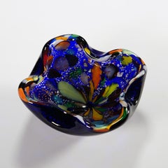 Aureliano Toso (attr.) Murano Art Glass Bowl circa 1950s