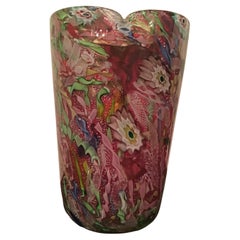 Aureliano Toso “Dino Martens” Vase Murano Glass 1950 Italy