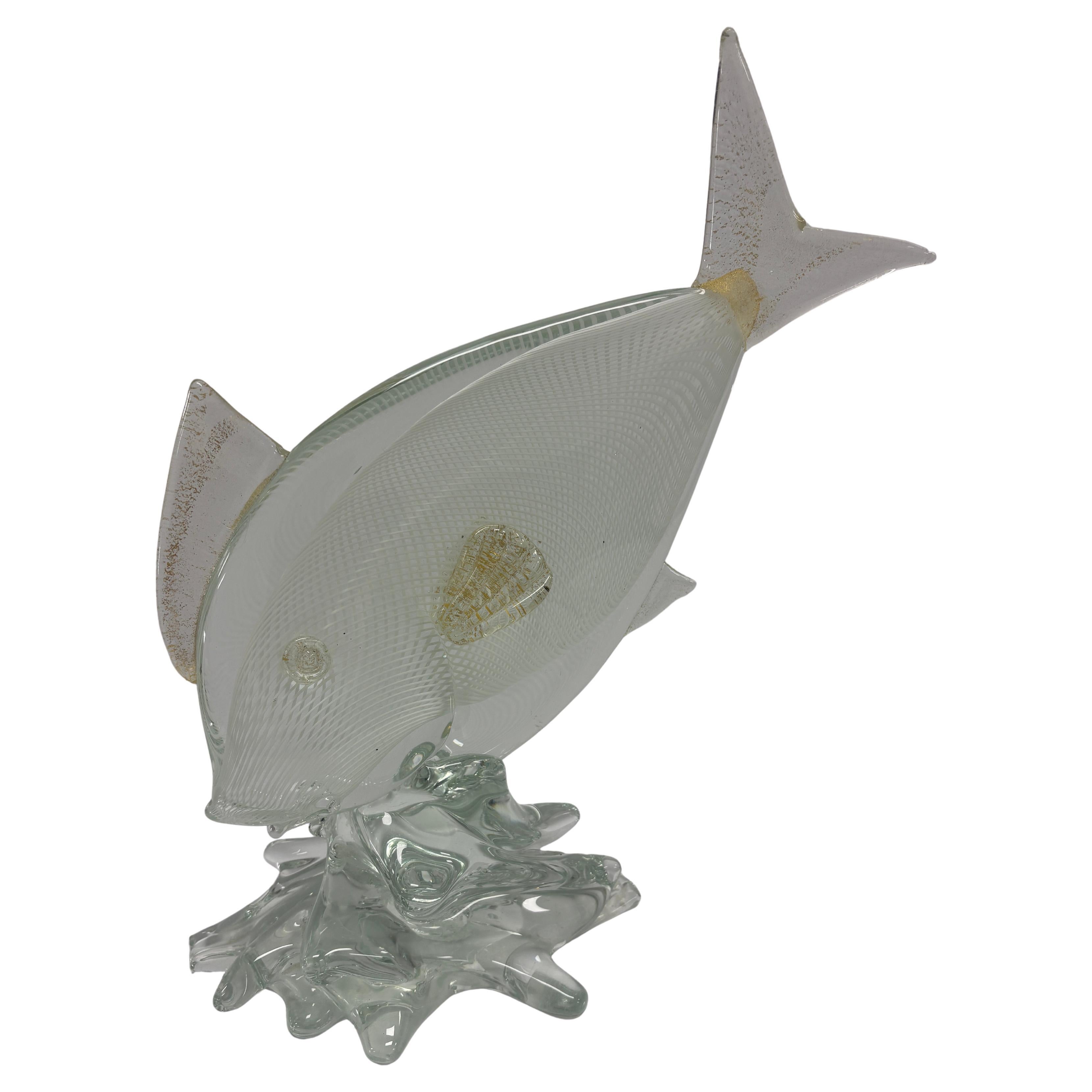 Aureliano Toso Murano Art glass Fish by Dino Martens 1960's