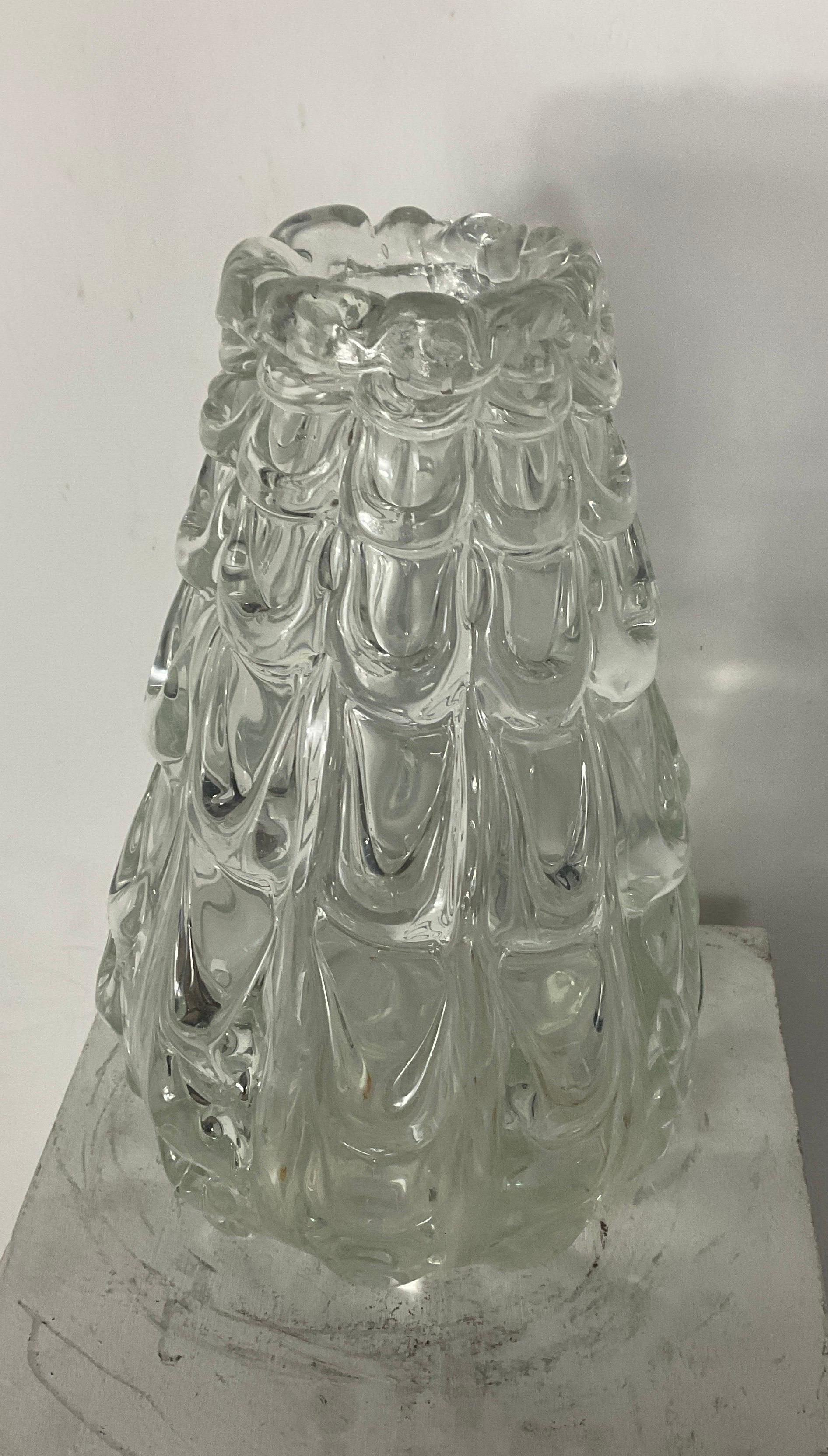 Aureliano Toso vase of the 30s/40s in Murano glass 2