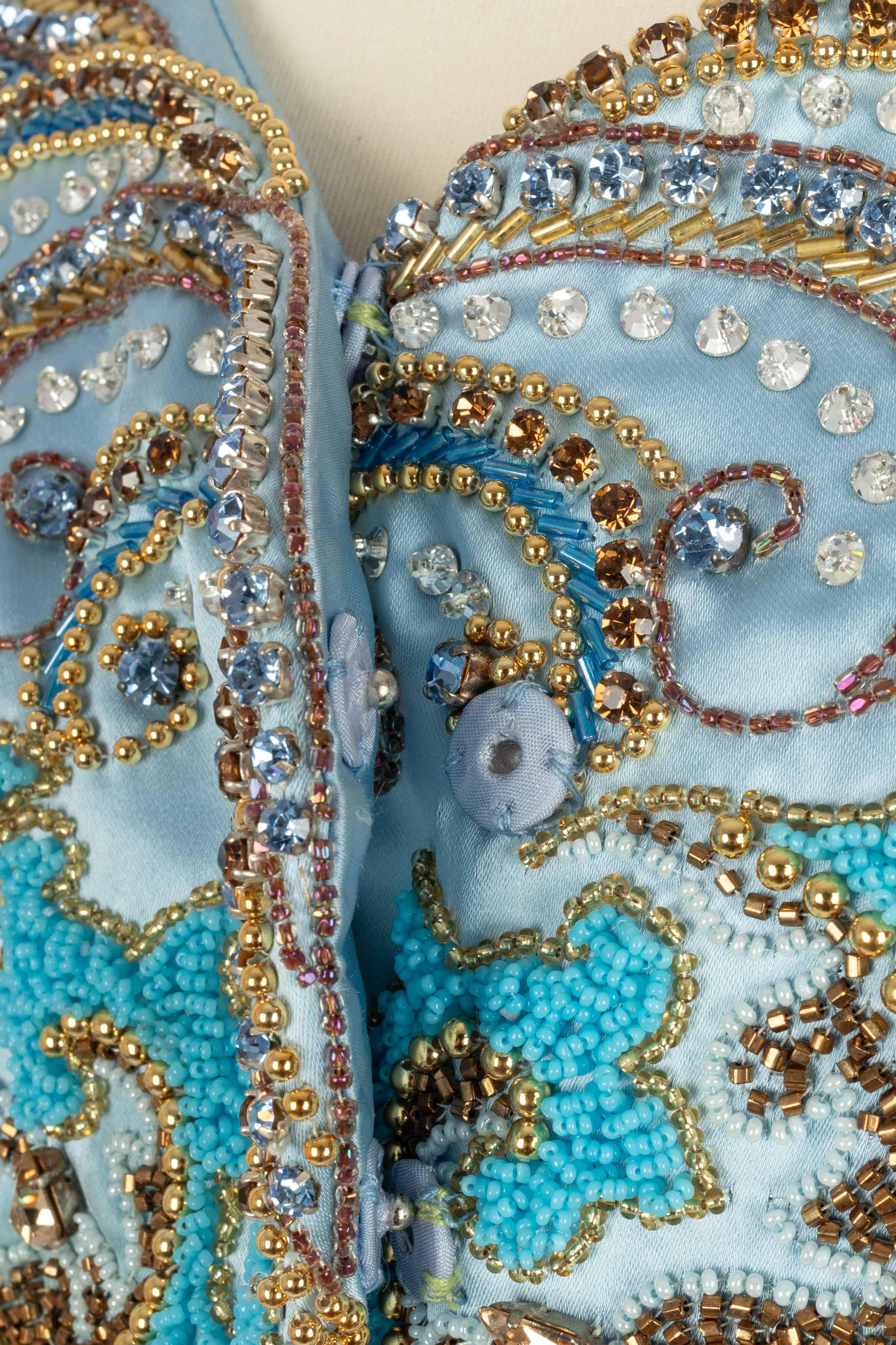 Giacca con perle Aurelie Marciano in vendita 4