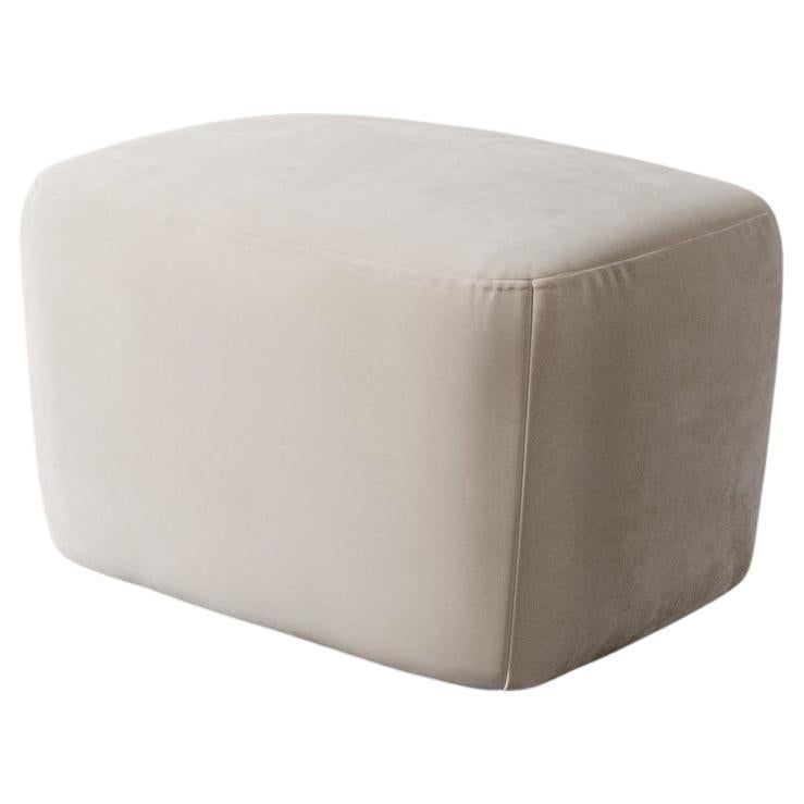 Aurélie Ottoman in Plush Velvet by Lemieux Et Cie