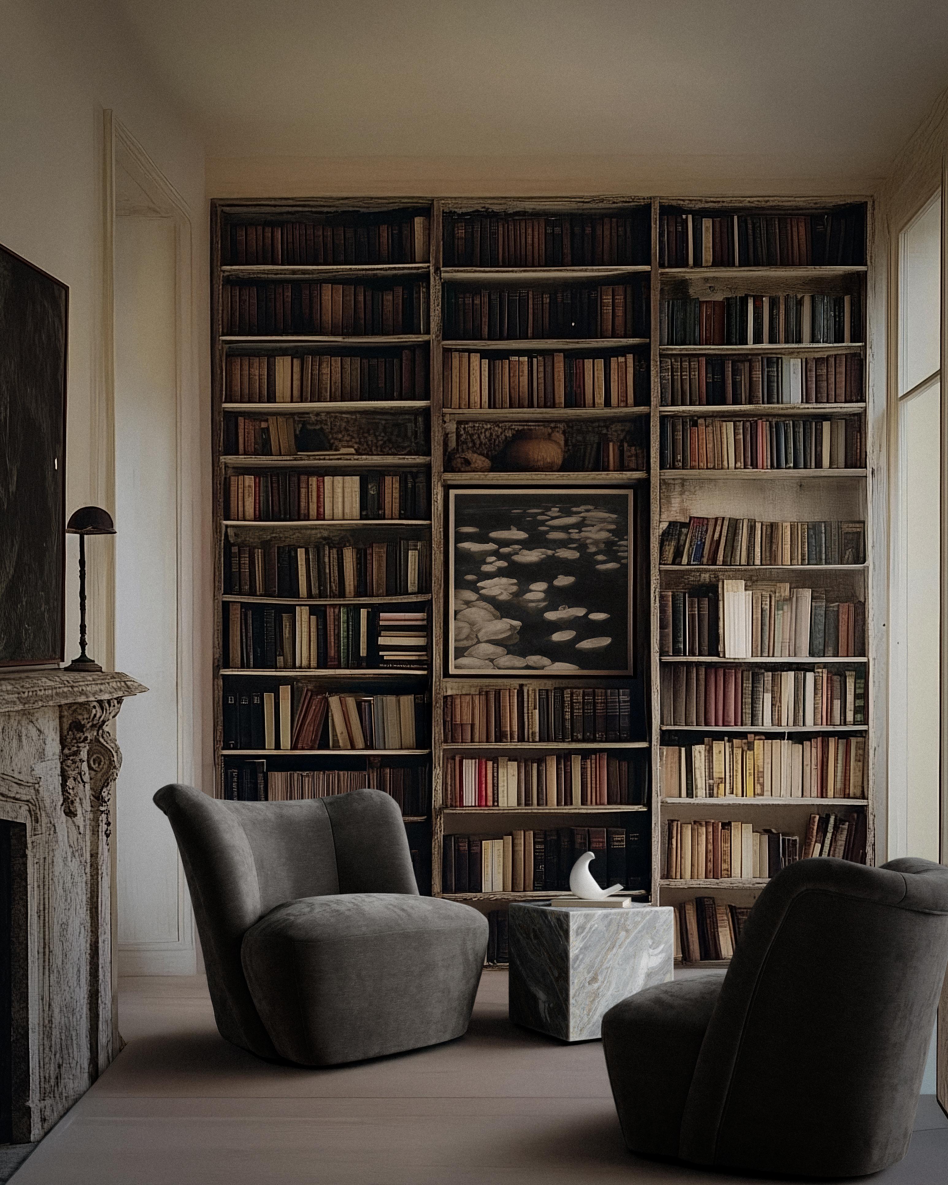 Silla Giratoria Aurélie en Bouclé Performance Crema by Lemieux Et Cie Terciopelo en venta