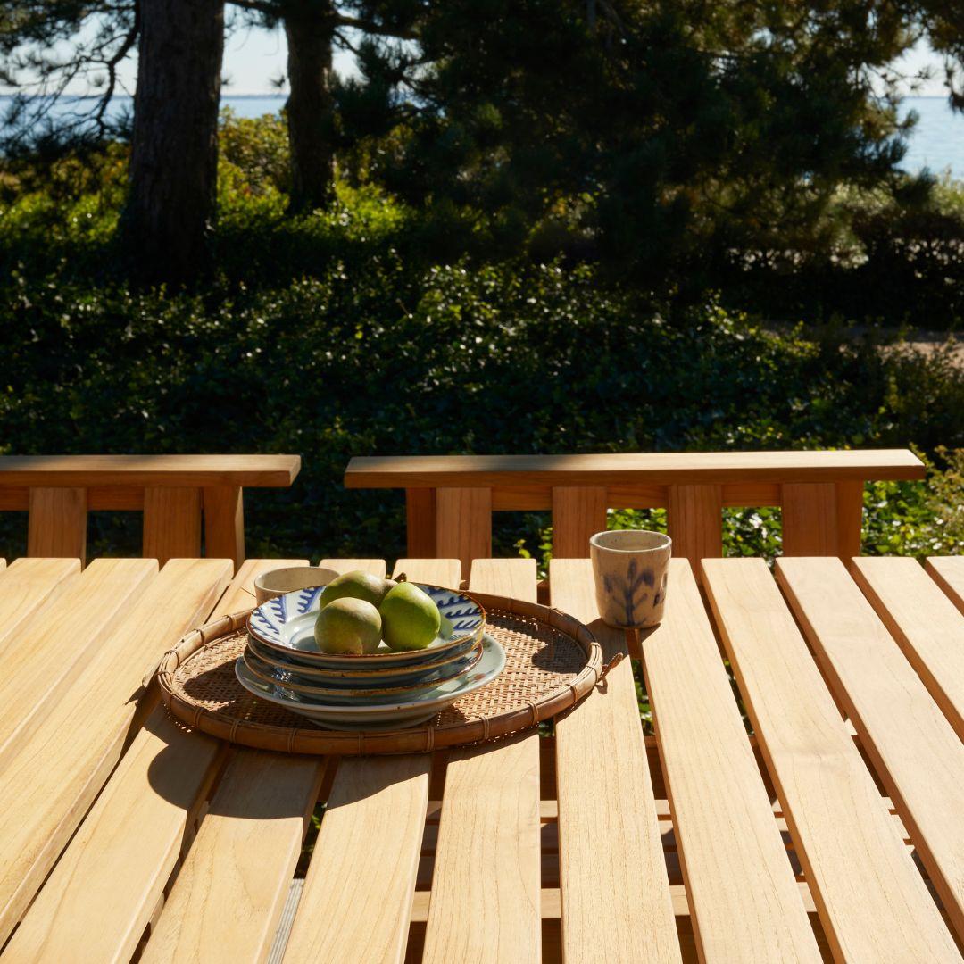 Aurélien Barbry Outdoor 'Plank 160' Table in Fsc Certified Teak for Skagerak In New Condition For Sale In Glendale, CA