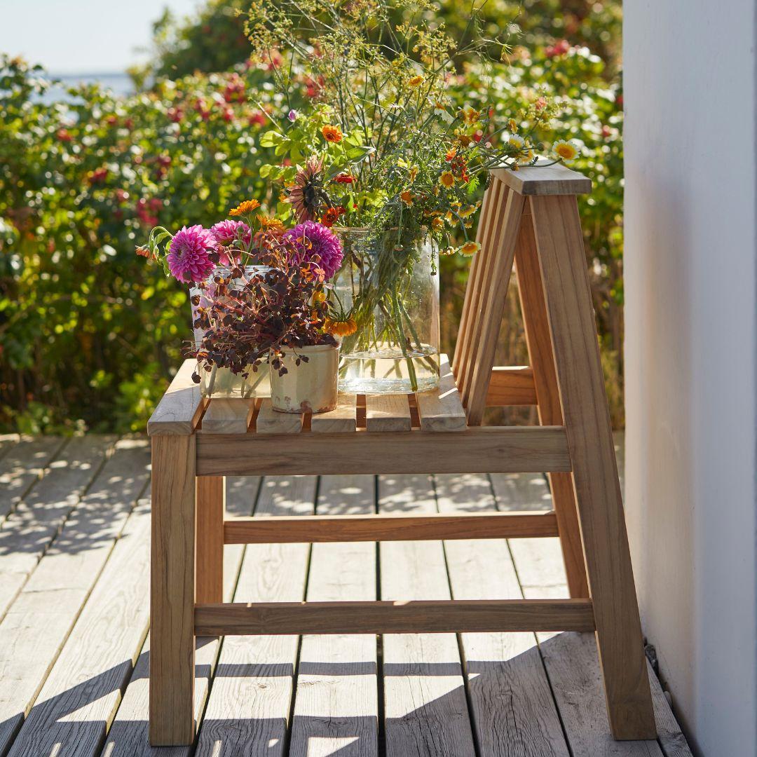 Mid-Century Modern Aurélien Barbry Outdoor 'Plank' Chair in FSC Certified Teak for Skagerak For Sale