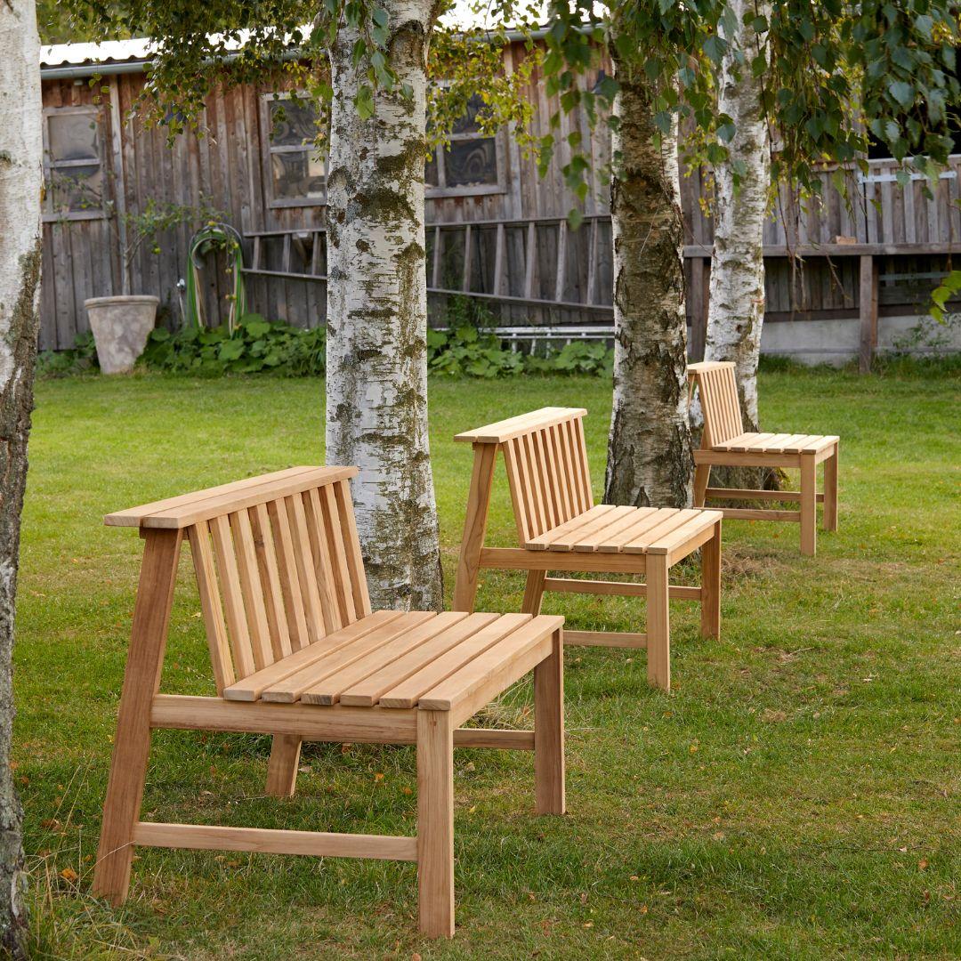 Aurélien Barbry Outdoor 'Plank' Chair in FSC Certified Teak for Skagerak For Sale 1