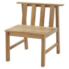 Aurélien Barbry Outdoor 'Plank' Chair in FSC Certified Teak for Skagerak