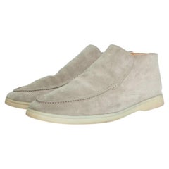 Aurelien, Mocasines clásicos de ciudad de ante gris beige