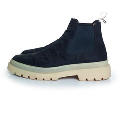 Aurelien, Navy snow Chelsea boots